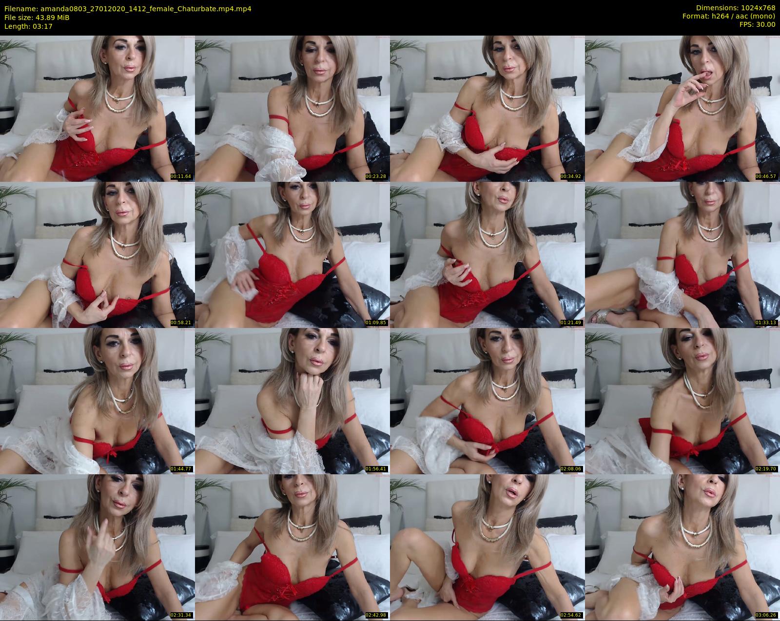 amanda0803 — 4 minute Chaturbate female cam show recording, 720p, Jan 27, 2020
