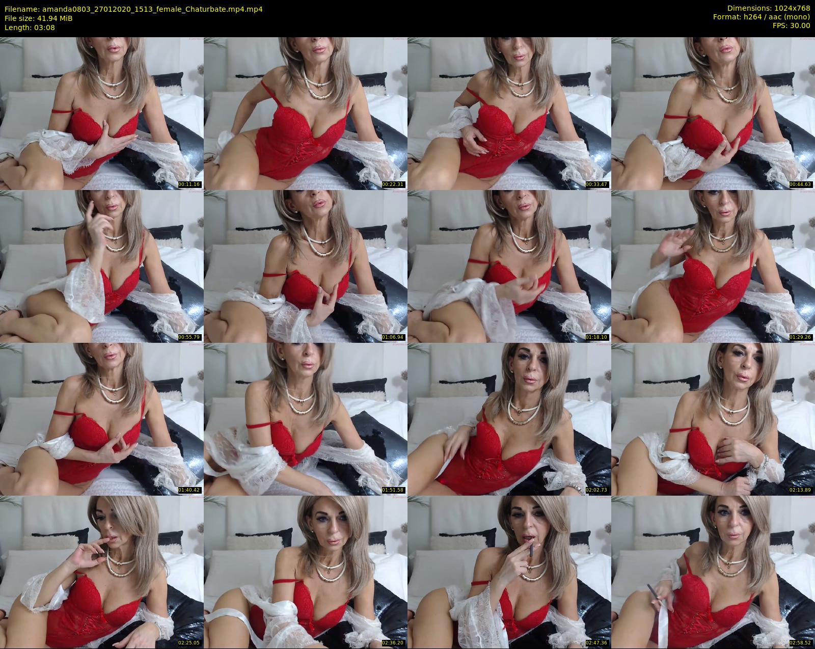 amanda0803 — 4 minute Chaturbate female cam show recording, 720p, Jan 27, 2020