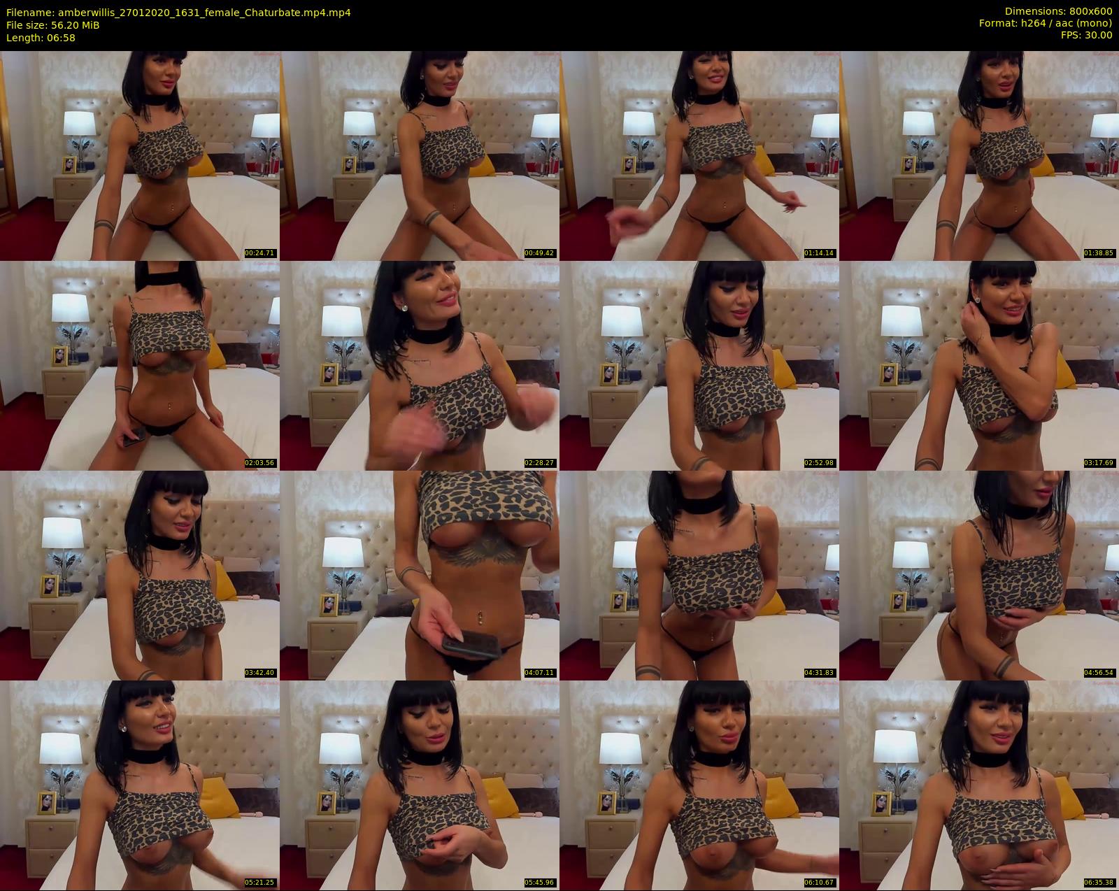 amberwillis — 7 minute Chaturbate female cam show recording, 480p, Jan 27, 2020
