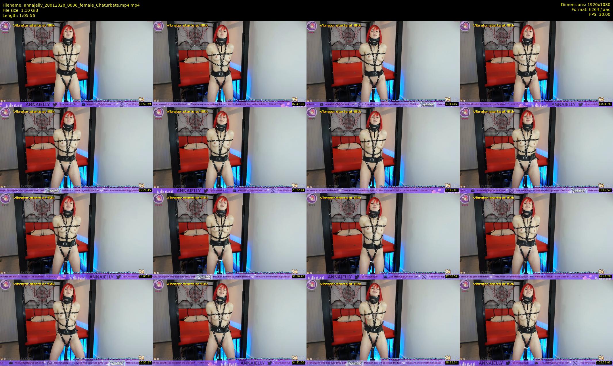 annajelly — 66 minute Chaturbate couple cam show recording, 1080p, Jan 28, 2020