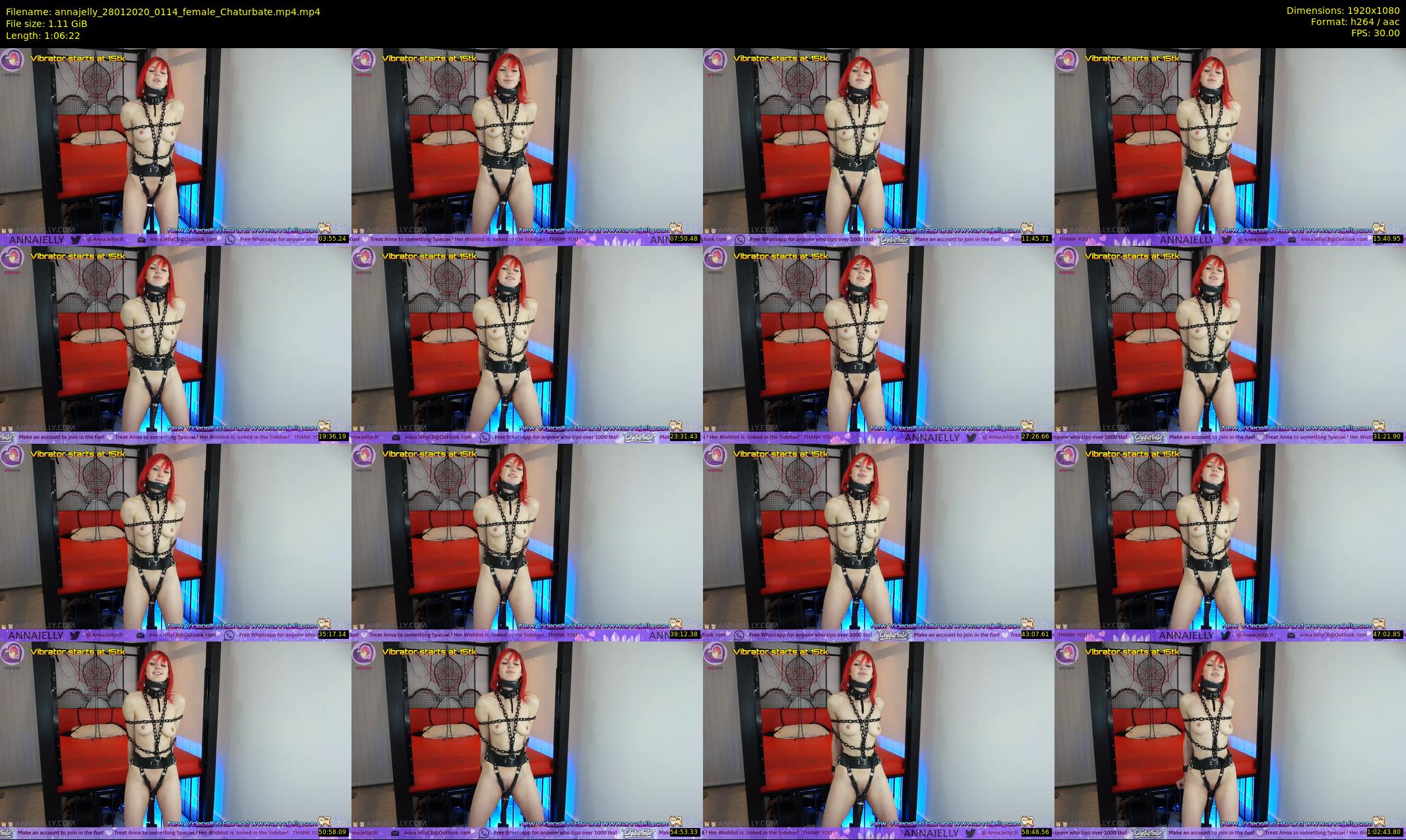 annajelly — 67 minute Chaturbate couple cam show recording, 1080p, Jan 28, 2020