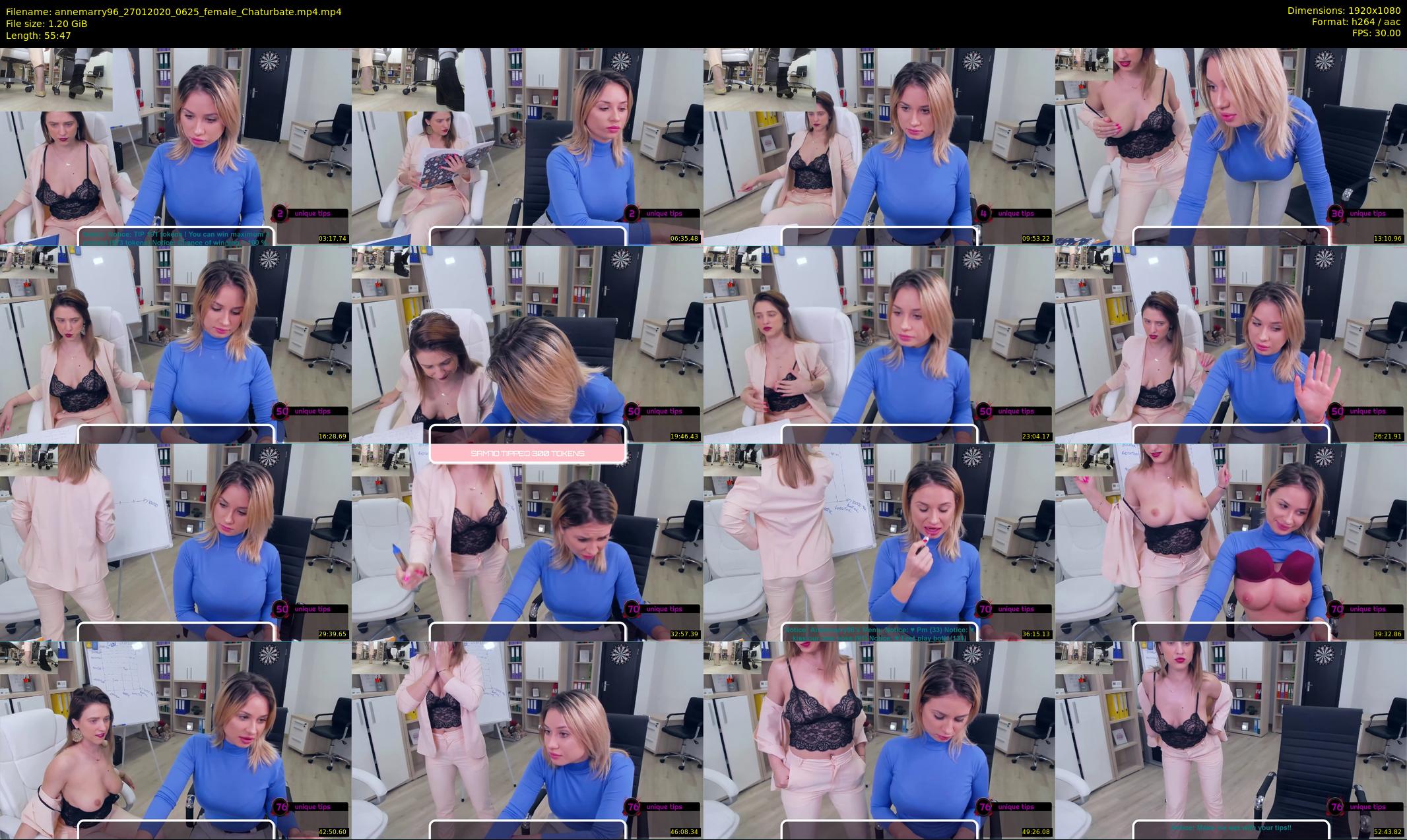 annemarry96 — 56 minute Chaturbate female cam show recording, 1080p, Jan 27, 2020