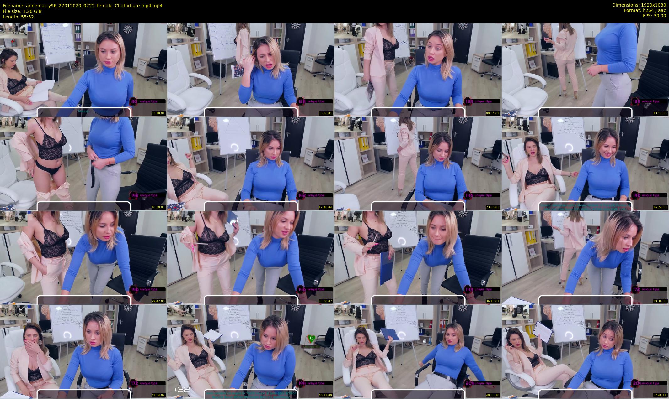 annemarry96 — 56 minute Chaturbate female cam show recording, 1080p, Jan 27, 2020