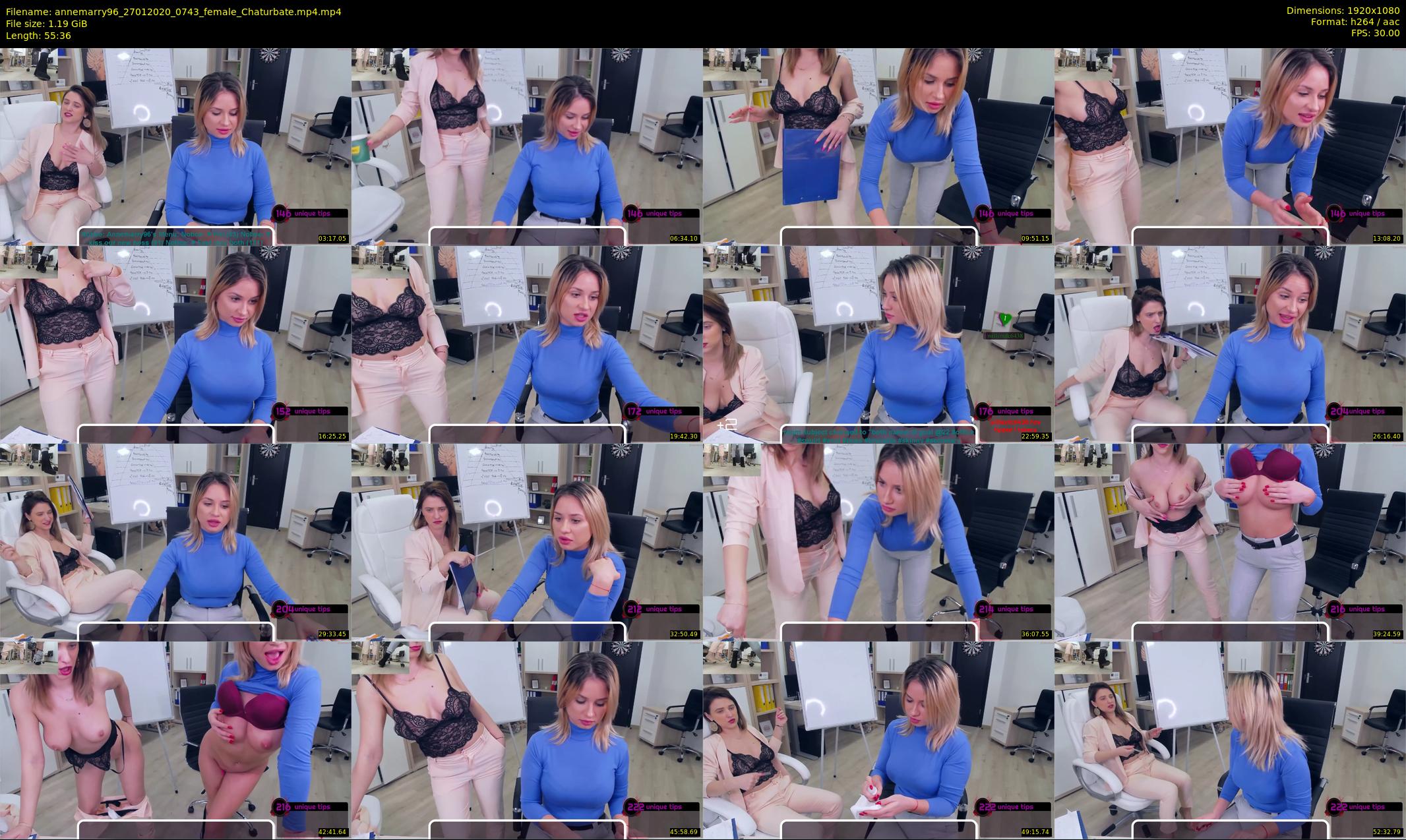 annemarry96 — 56 minute Chaturbate female cam show recording, 1080p, Jan 27, 2020