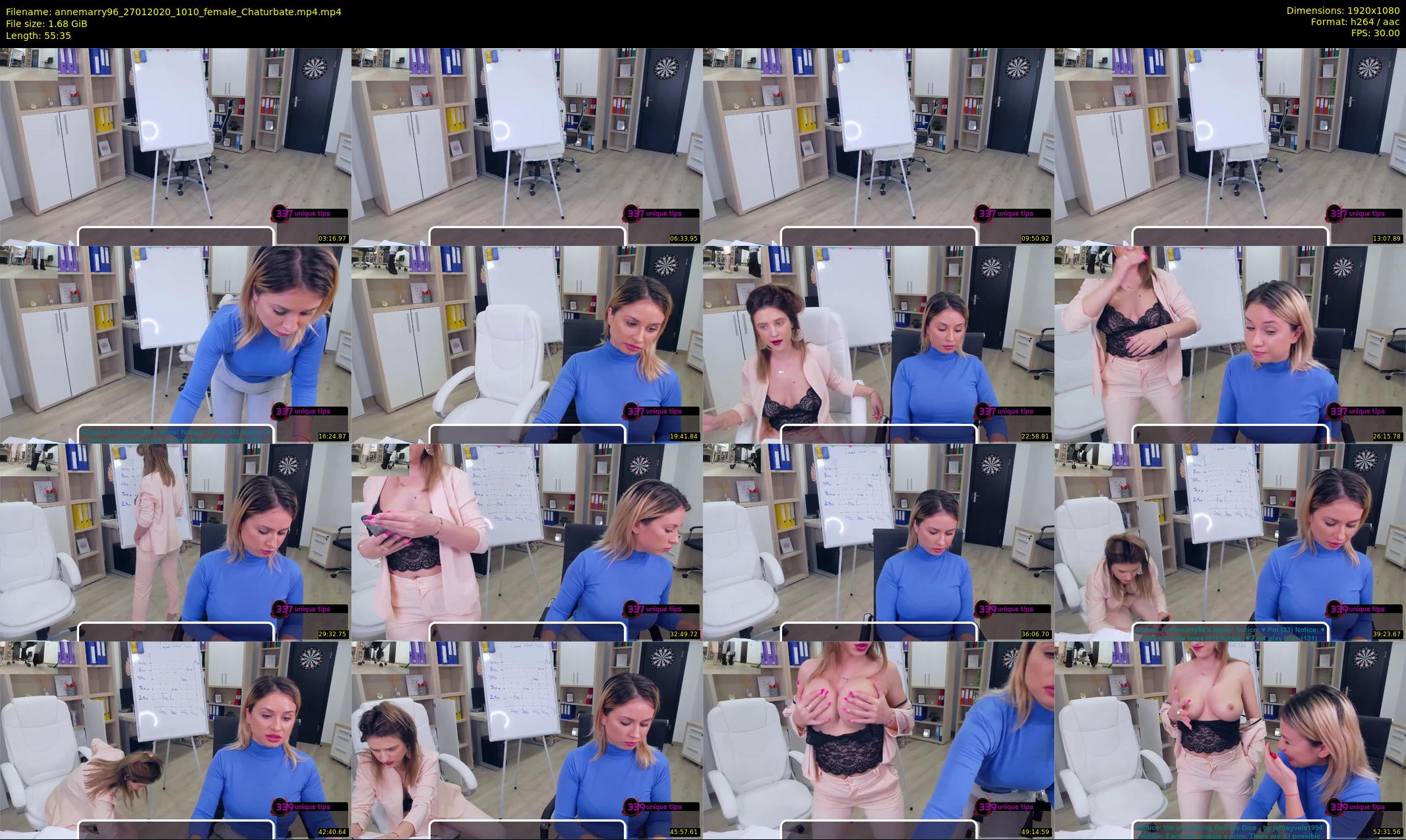 annemarry96 — 56 minute Chaturbate female cam show recording, 1080p, Jan 27, 2020