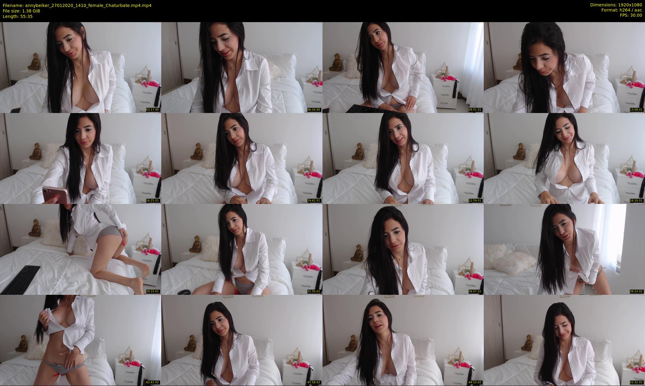 annybeiker — 56 minute Chaturbate female cam show recording, 1080p, Jan 27, 2020