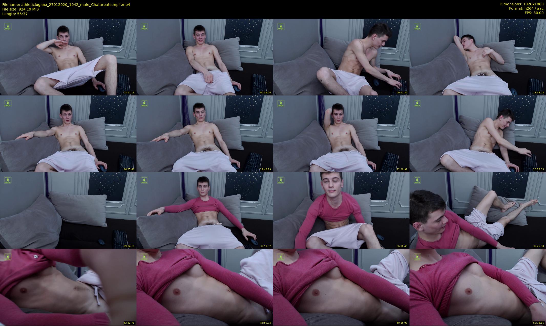 athleticloganx — 56 minute Chaturbate male cam show recording, 1080p, Jan 27, 2020