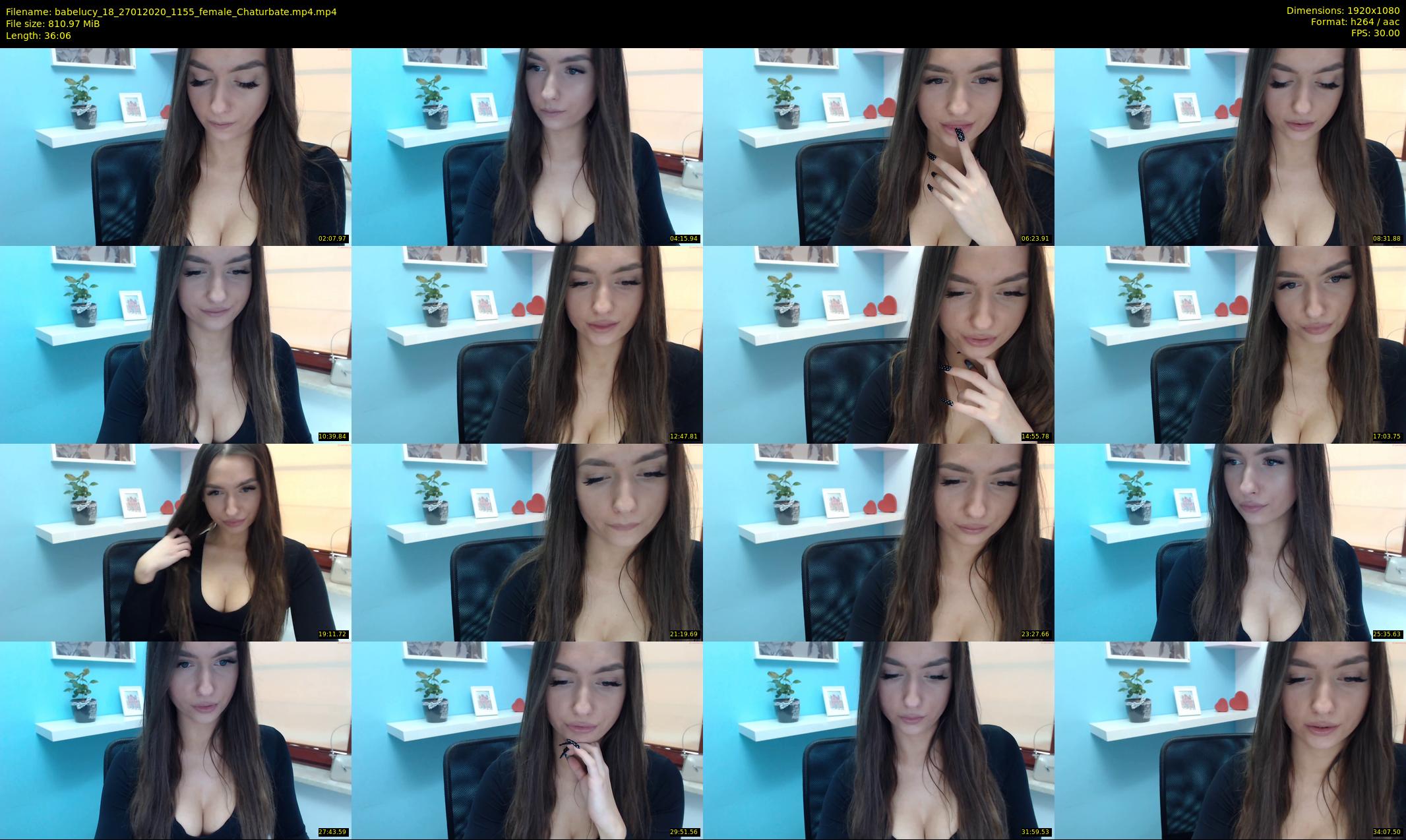 babelucy_18 — 37 minute Chaturbate female cam show recording, 1080p, Jan 27, 2020