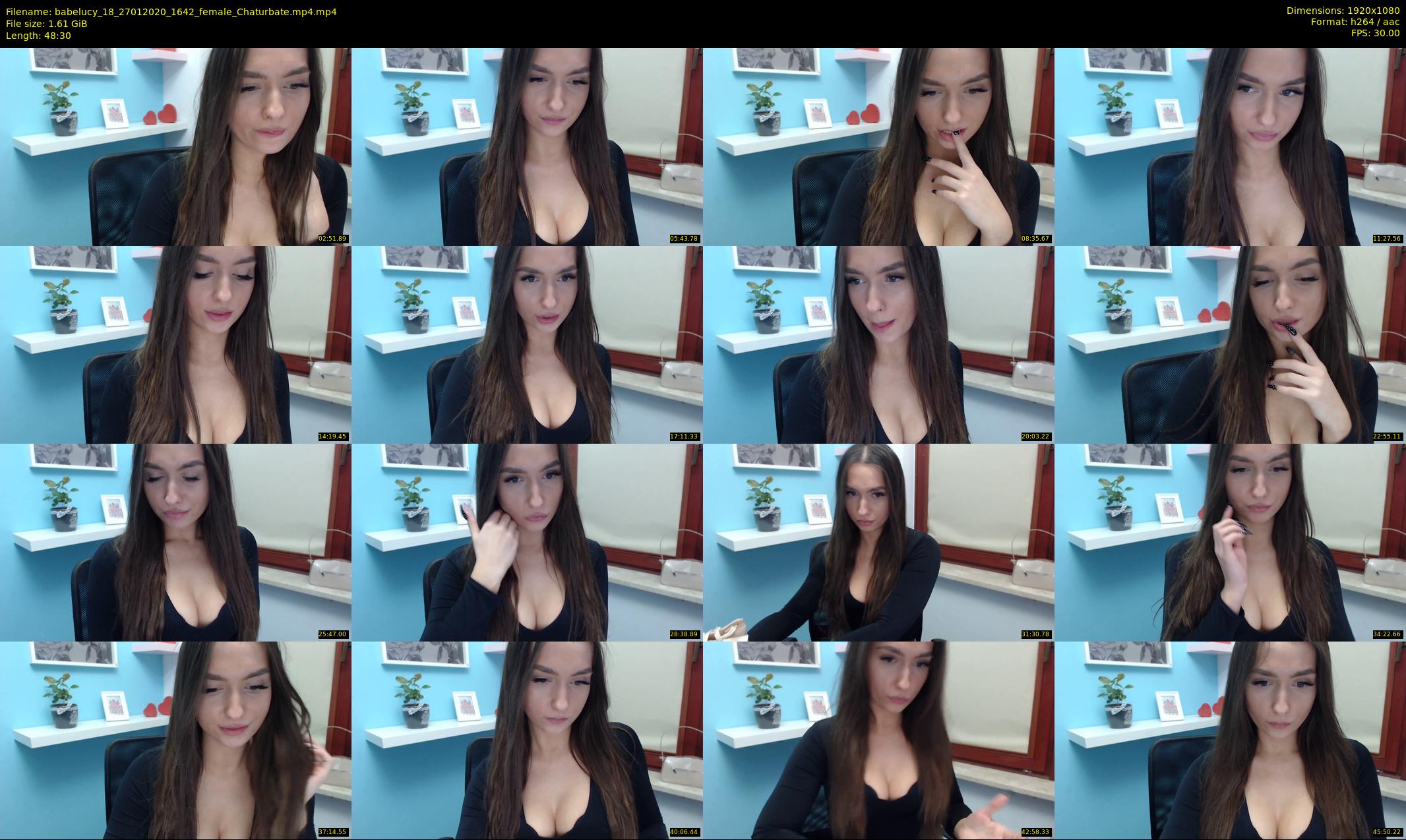 babelucy_18 — 49 minute Chaturbate female cam show recording, 1080p, Jan 27, 2020