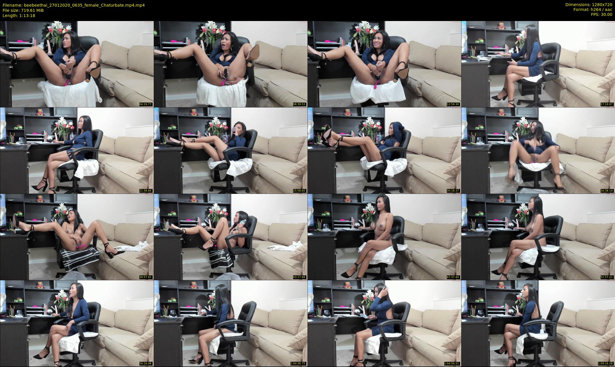 beebeethai — 74 minute Chaturbate female cam show recording, 720p, Jan 27, 2020