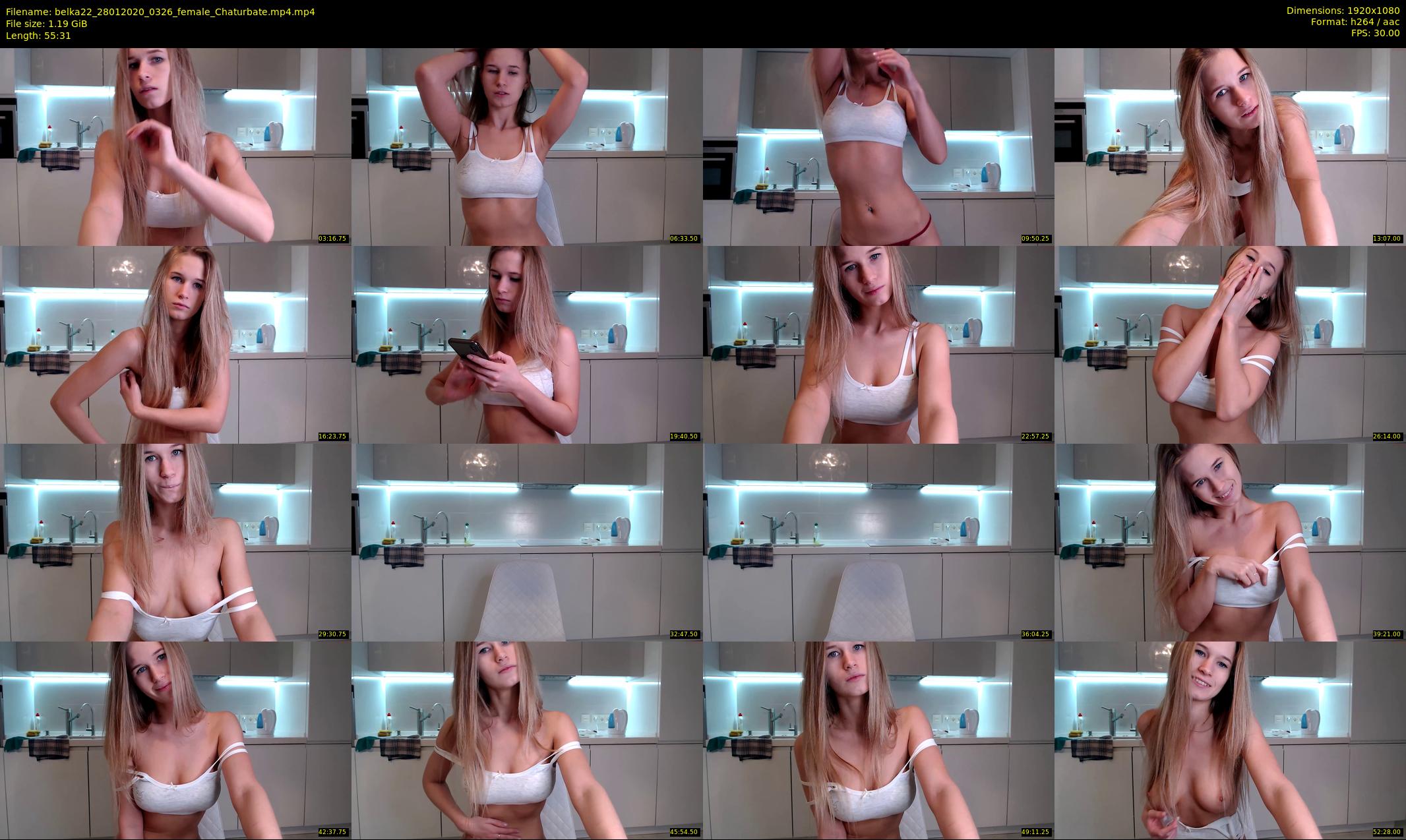 belka22 — 56 minute Chaturbate female cam show recording, 1080p, Jan 28, 2020