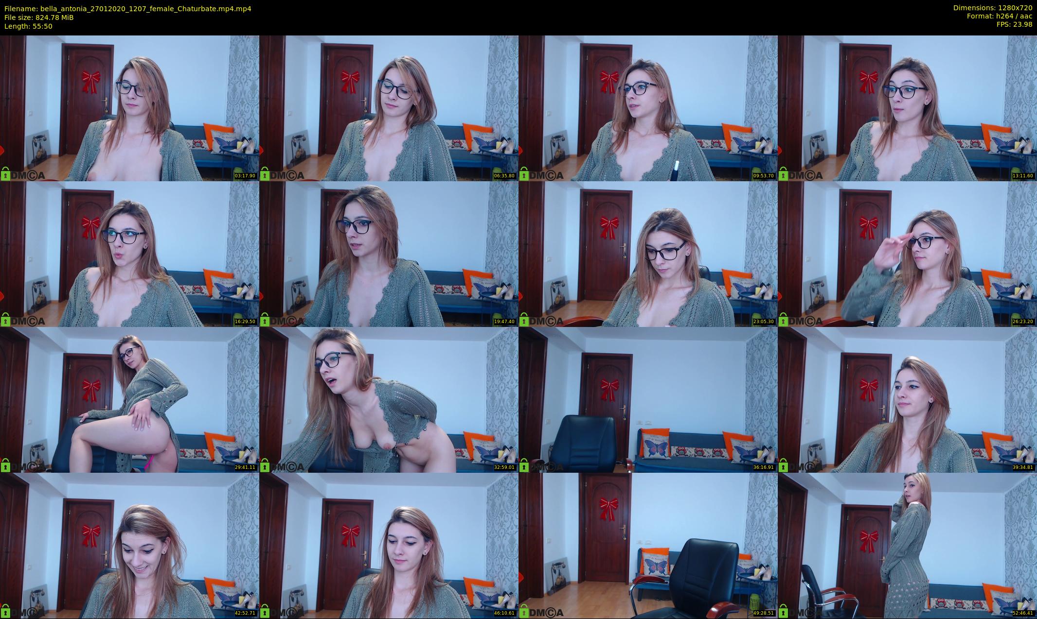 bella_antonia — 56 minute Chaturbate female cam show recording, 720p, Jan 27, 2020