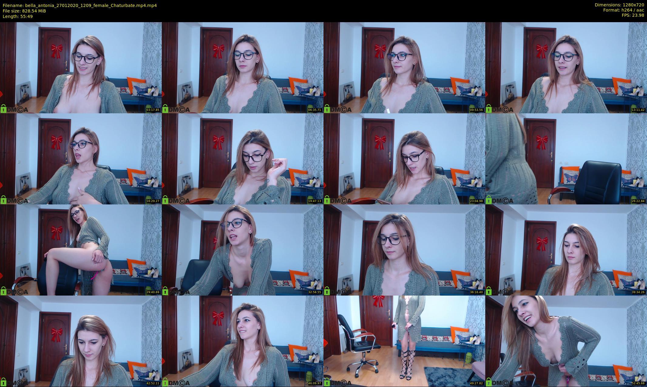 bella_antonia — 56 minute Chaturbate female cam show recording, 720p, Jan 27, 2020
