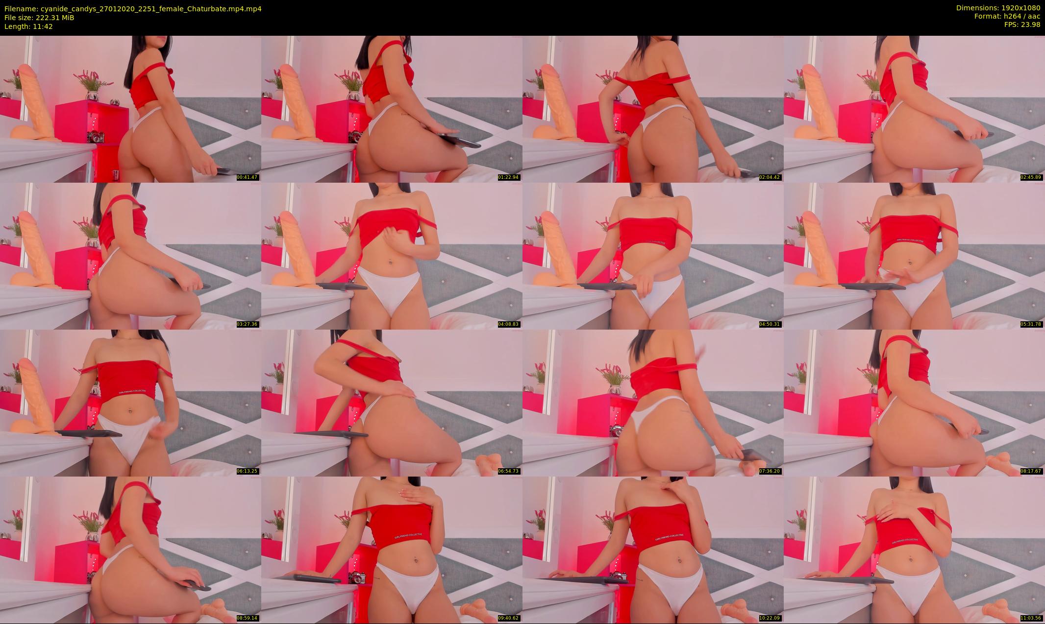 cyanide_candys — 12 minute Chaturbate female cam show recording, 1080p, Jan 27, 2020