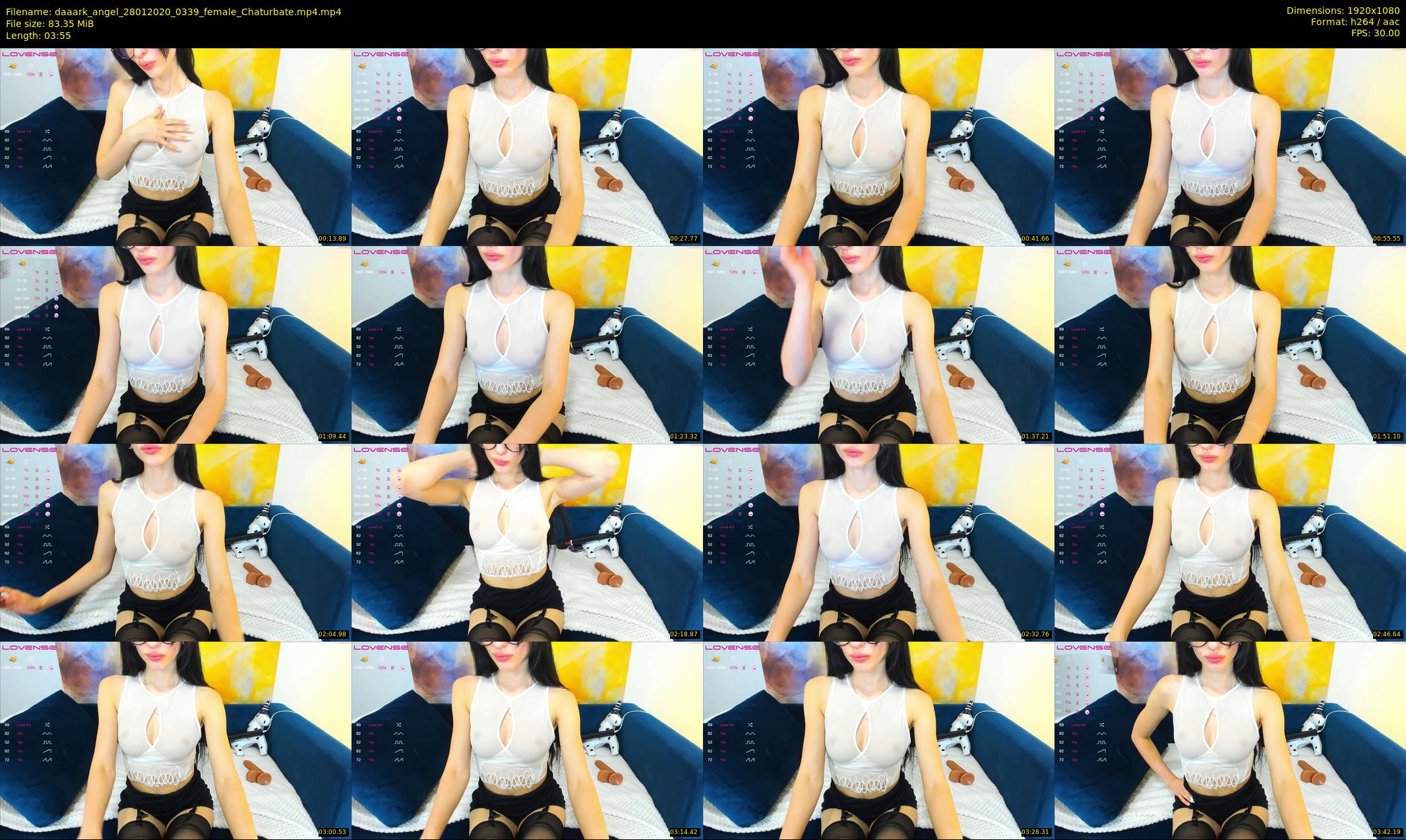 daaark_angel — 4 minute Chaturbate female cam show recording, 1080p, Jan 28, 2020