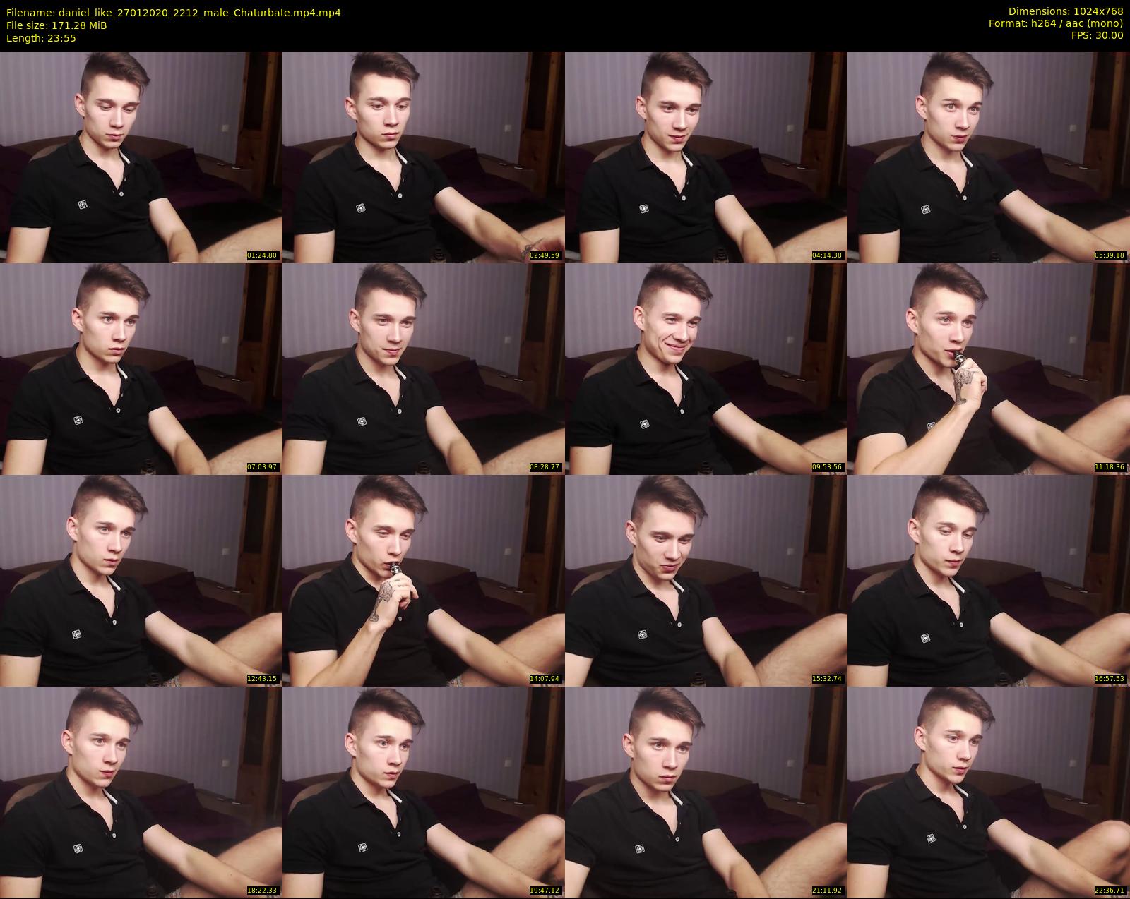 daniel_like — 24 minute Chaturbate male cam show recording, 720p, Jan 27, 2020