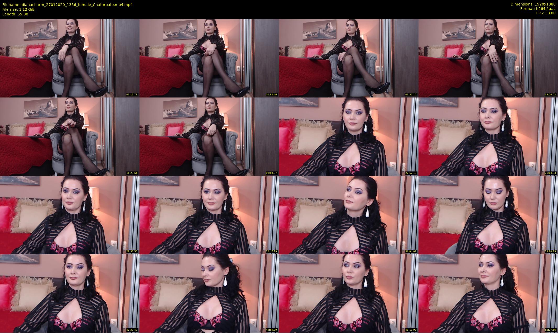 dianacharm — 56 minute Chaturbate female cam show recording, 1080p, Jan 27, 2020