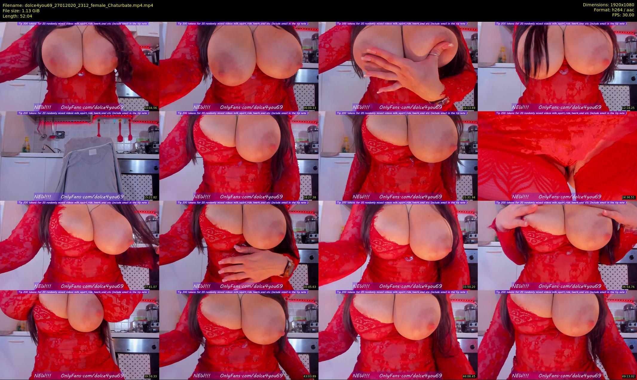 dolce4you69 — 53 minute Chaturbate female cam show recording, 1080p, Jan 27, 2020