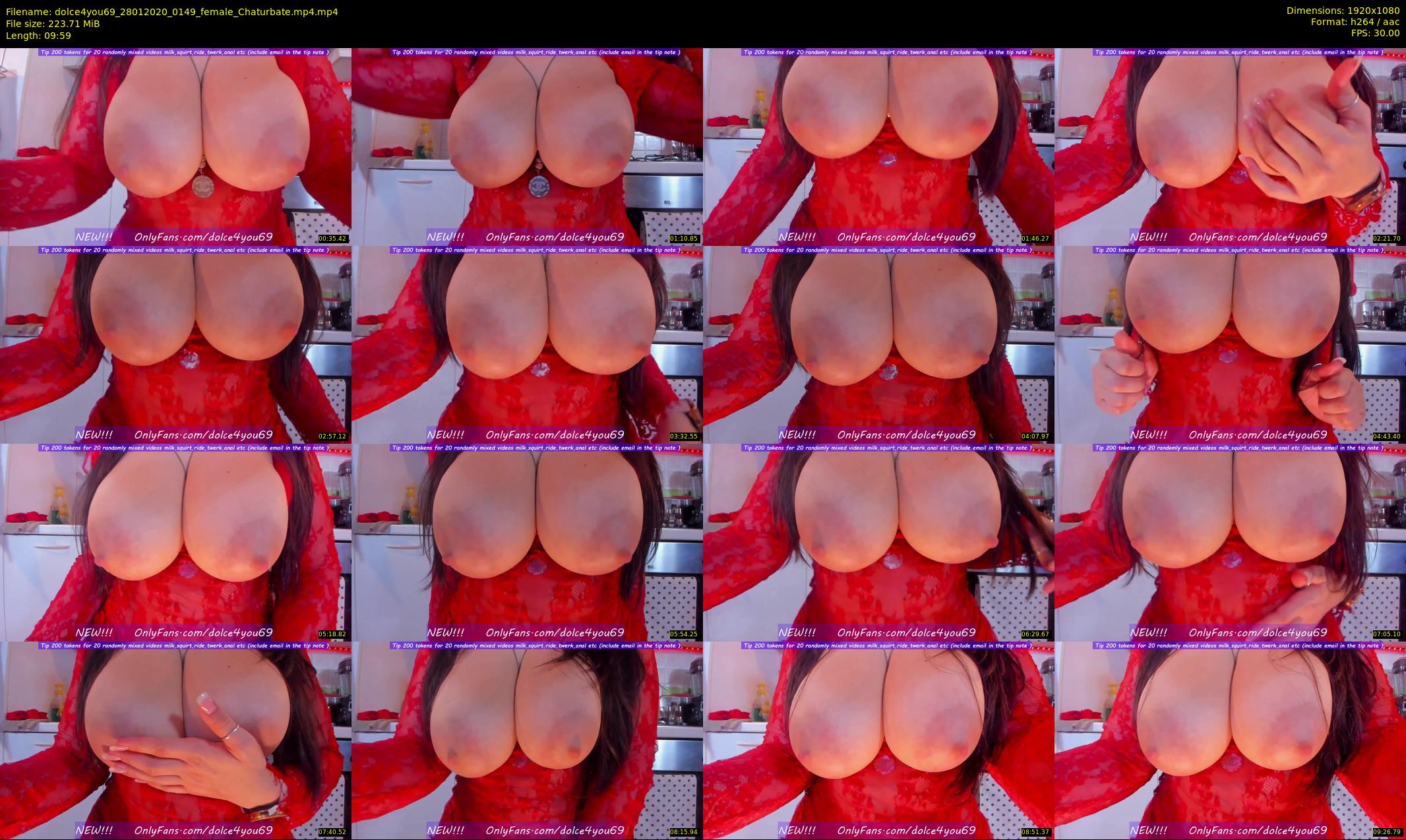 dolce4you69 — 10 minute Chaturbate female cam show recording, 1080p, Jan 28, 2020