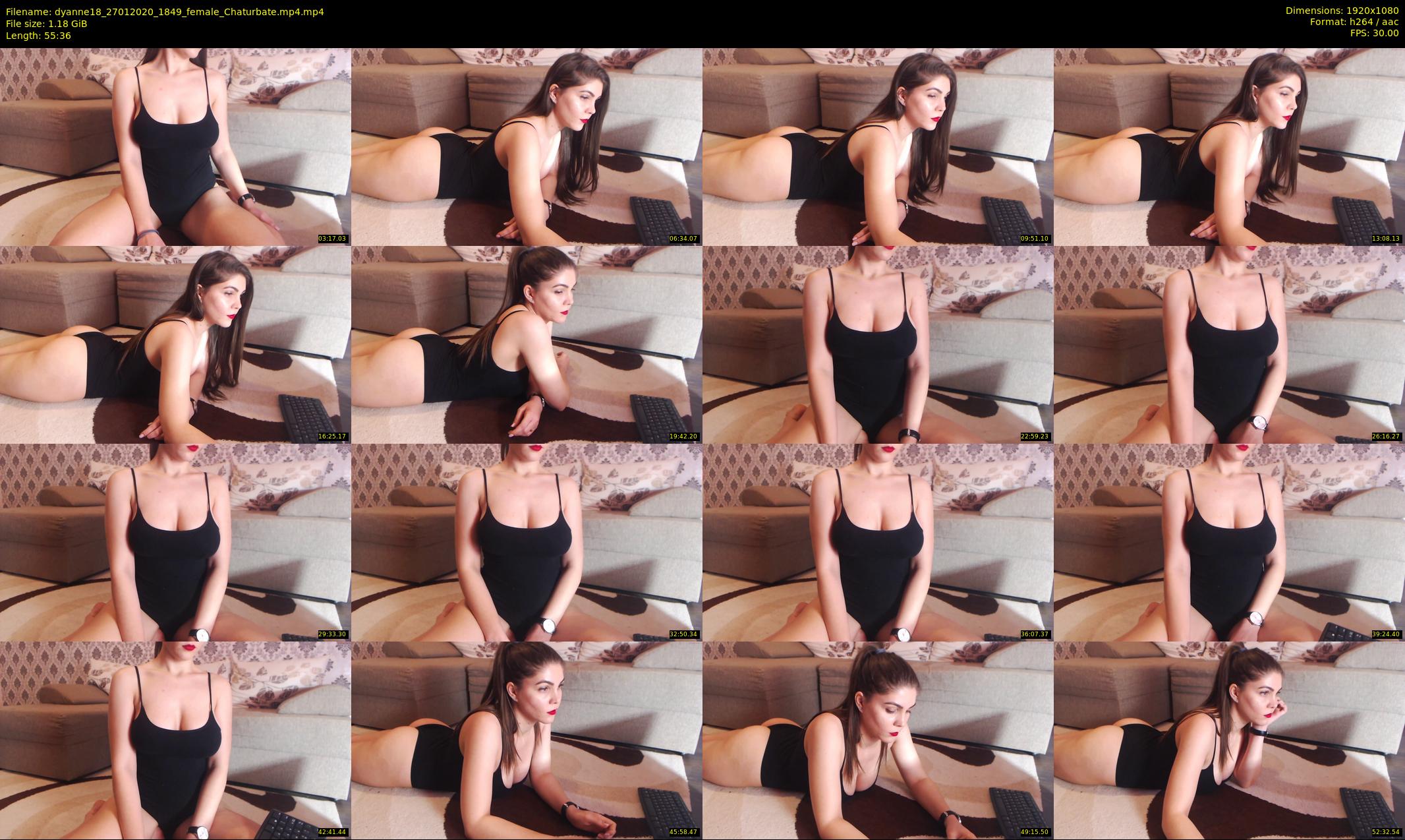 dyanne18 — 56 minute Chaturbate female cam show recording, 1080p, Jan 27, 2020