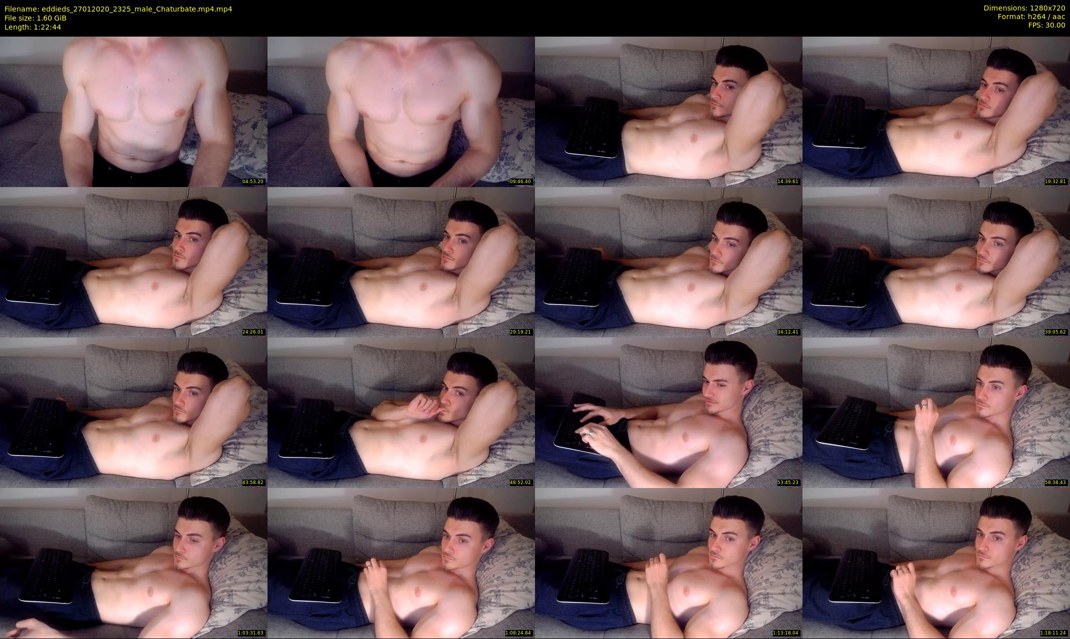 eddieds — 83 minute Chaturbate male cam show recording, 720p, Jan 27, 2020