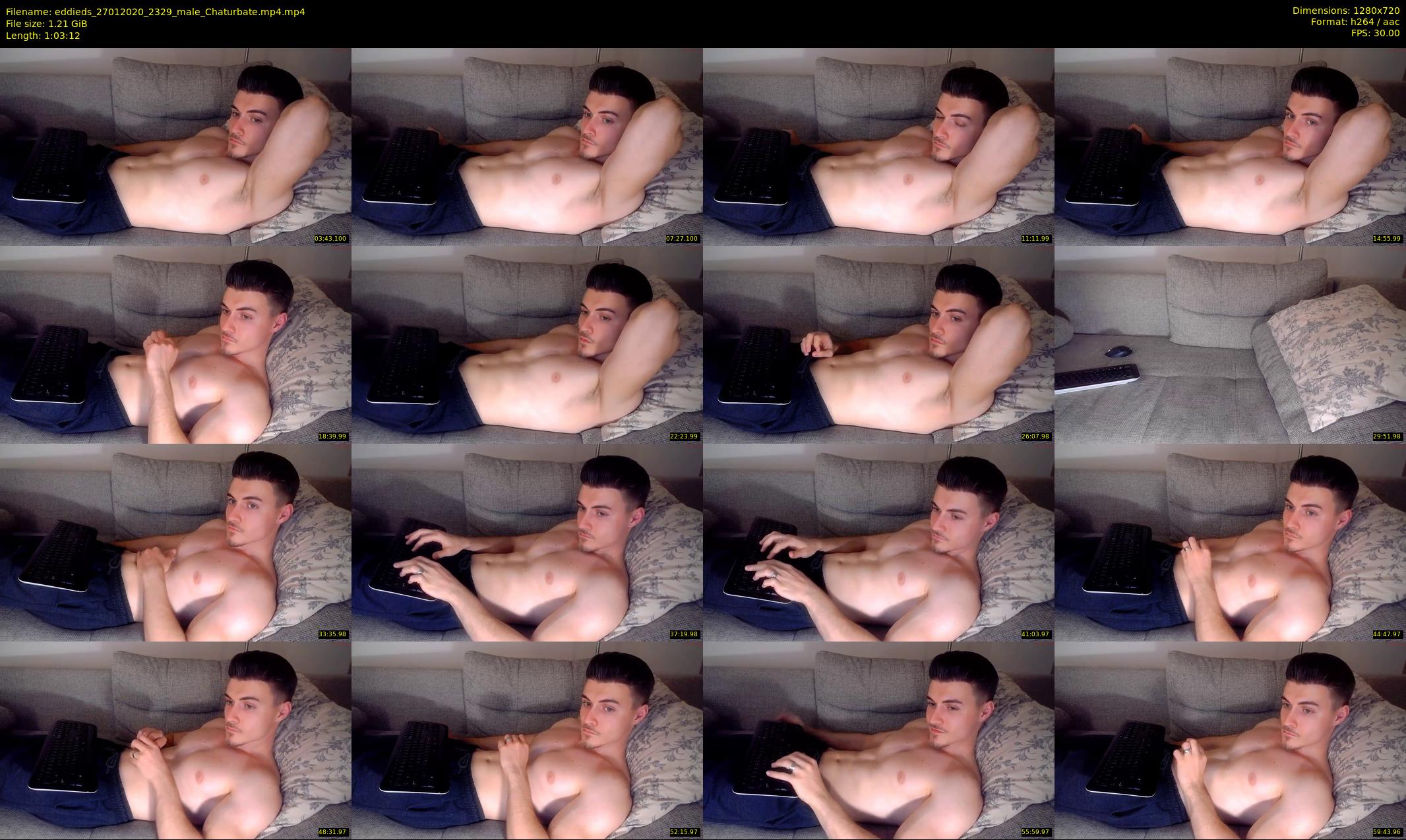 eddieds — 64 minute Chaturbate male cam show recording, 720p, Jan 27, 2020
