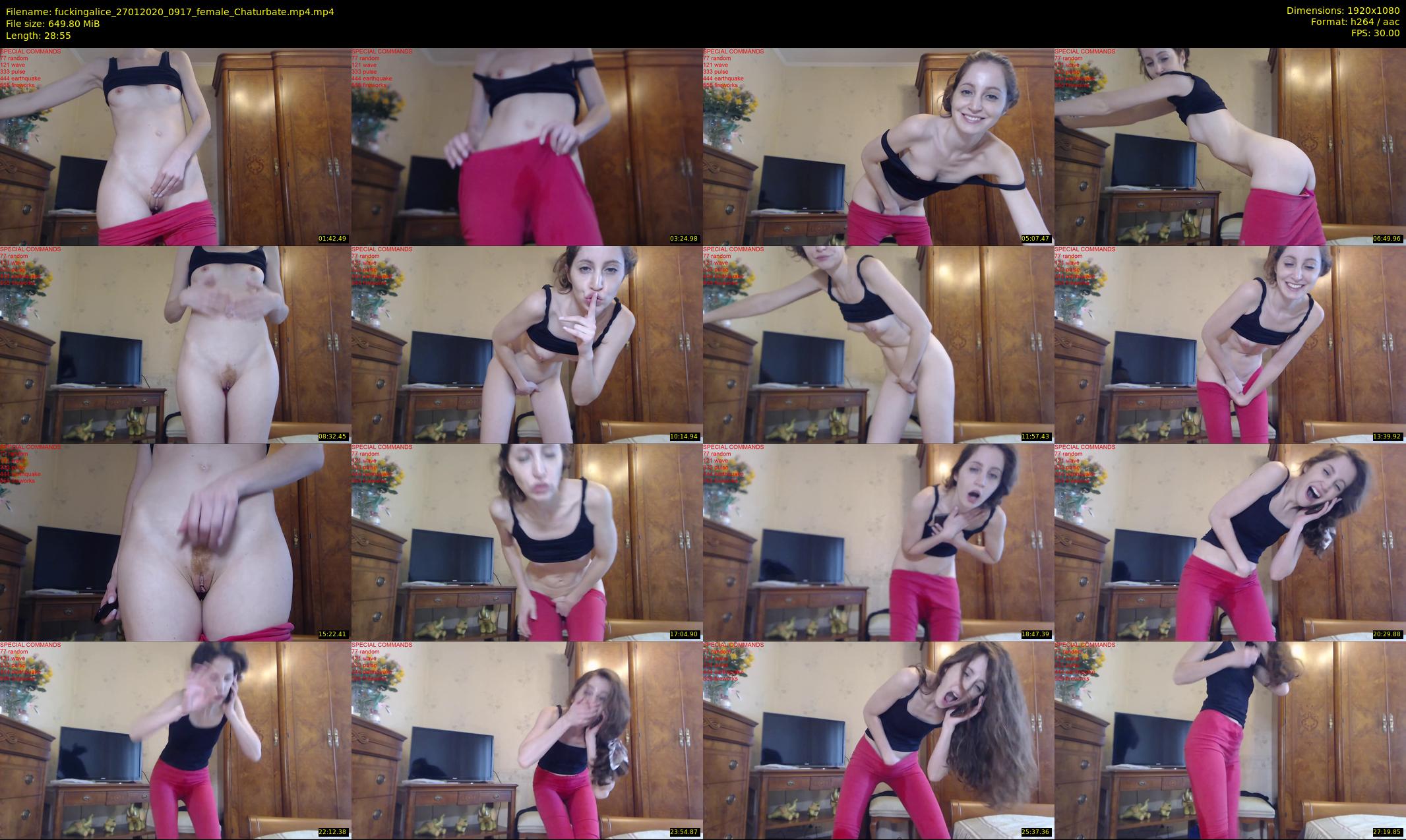 fuckingalice — 29 minute Chaturbate female cam show recording, 1080p, Jan 27, 2020