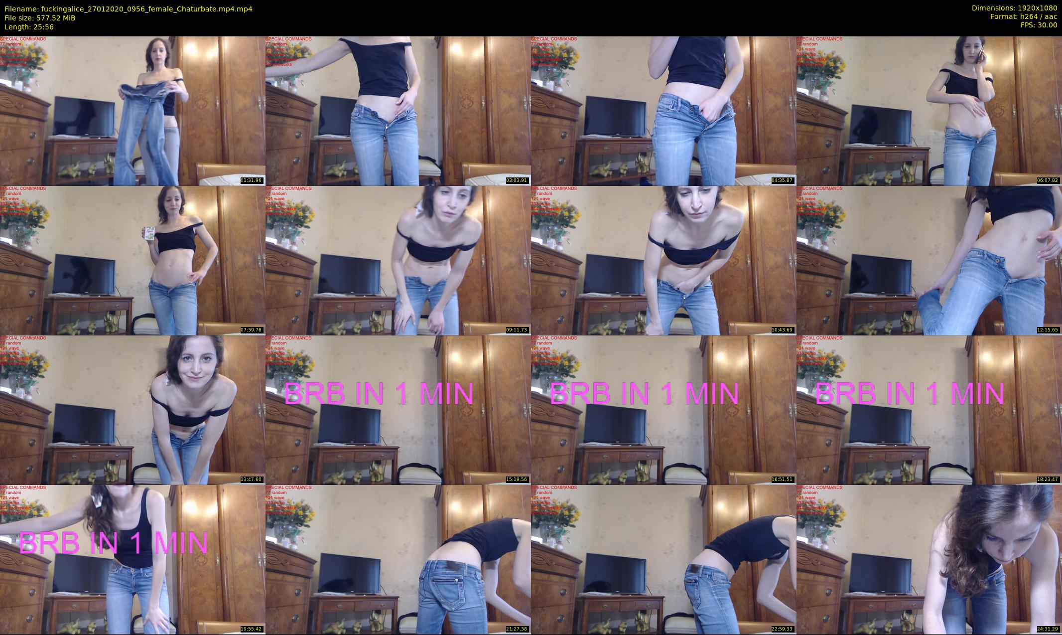 fuckingalice — 26 minute Chaturbate female cam show recording, 1080p, Jan 27, 2020