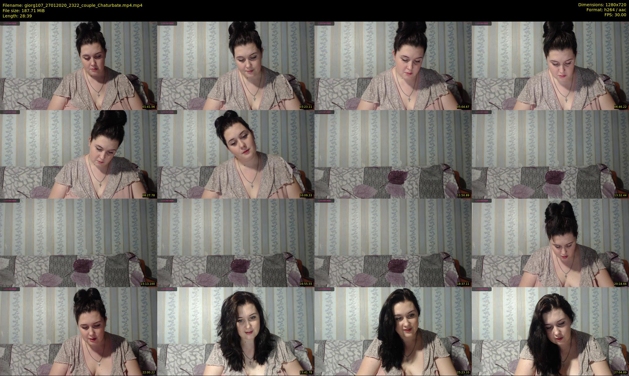 giorg107 — 29 minute Chaturbate couple cam show recording, 720p, Jan 27, 2020