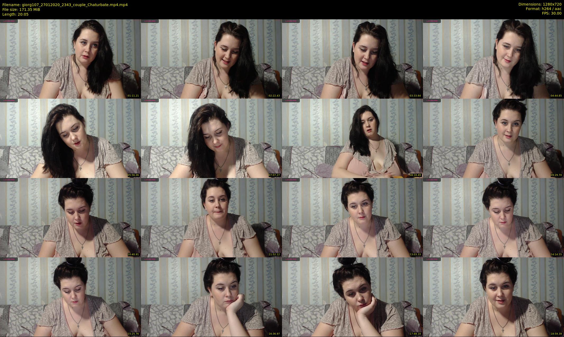 giorg107 — 21 minute Chaturbate couple cam show recording, 720p, Jan 27, 2020
