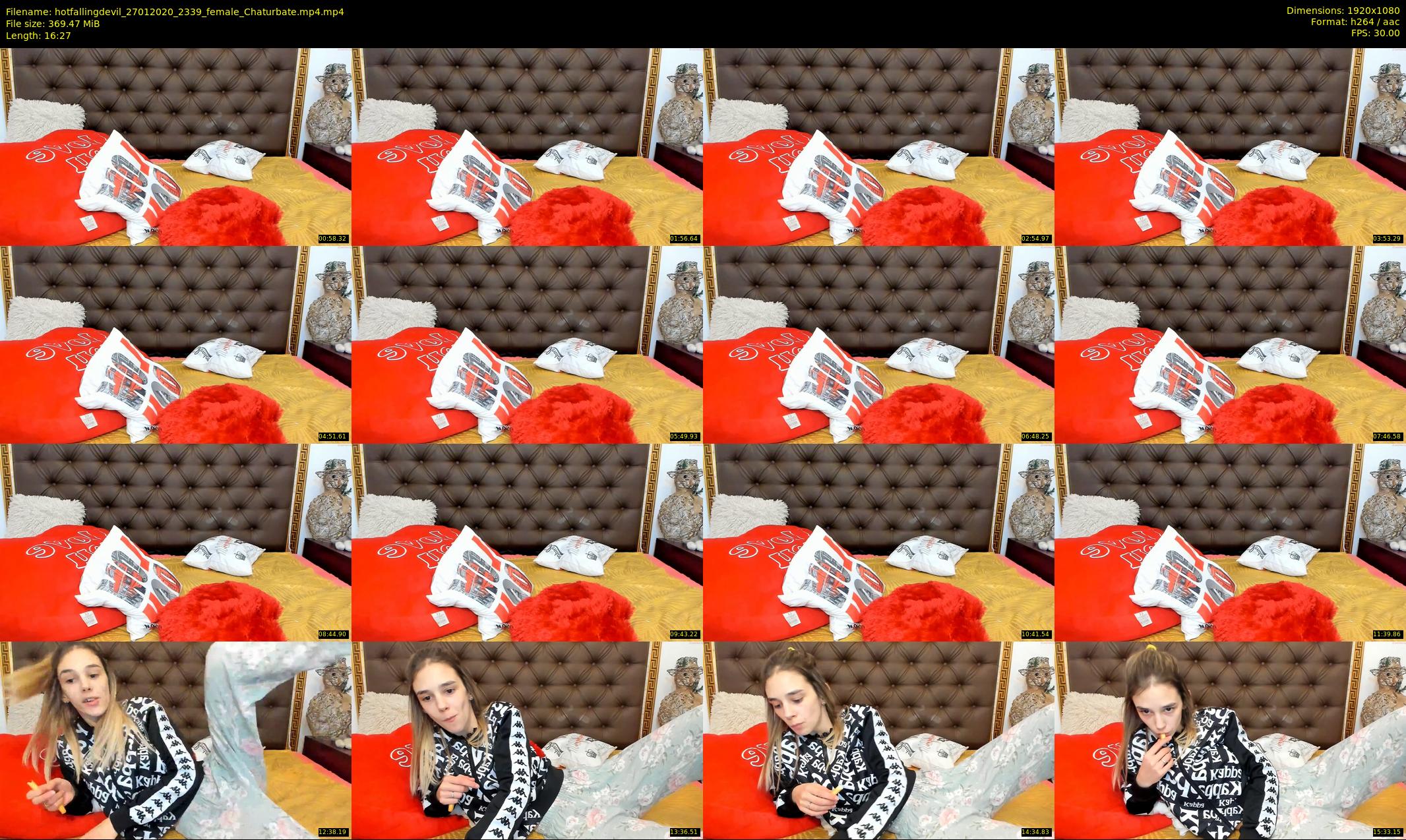 hotfallingdevil — 17 minute Chaturbate female cam show recording, 1080p, Jan 27, 2020