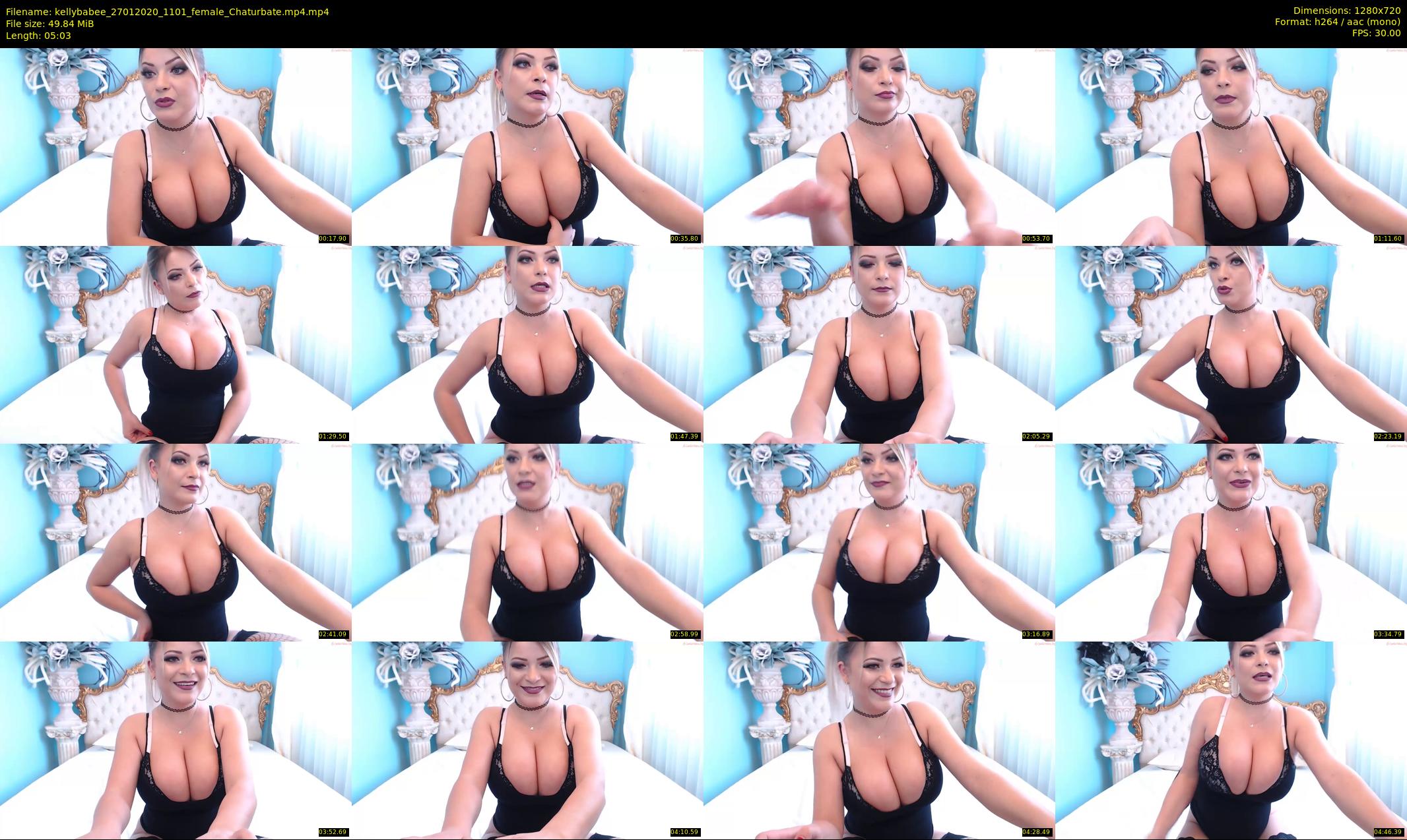 kellybabee — 6 minute Chaturbate female cam show recording, 720p, Jan 27, 2020