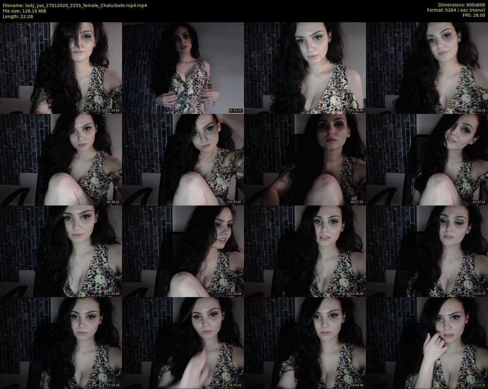 lady_yas — 23 minute Chaturbate female cam show recording, 480p, Jan 27, 2020