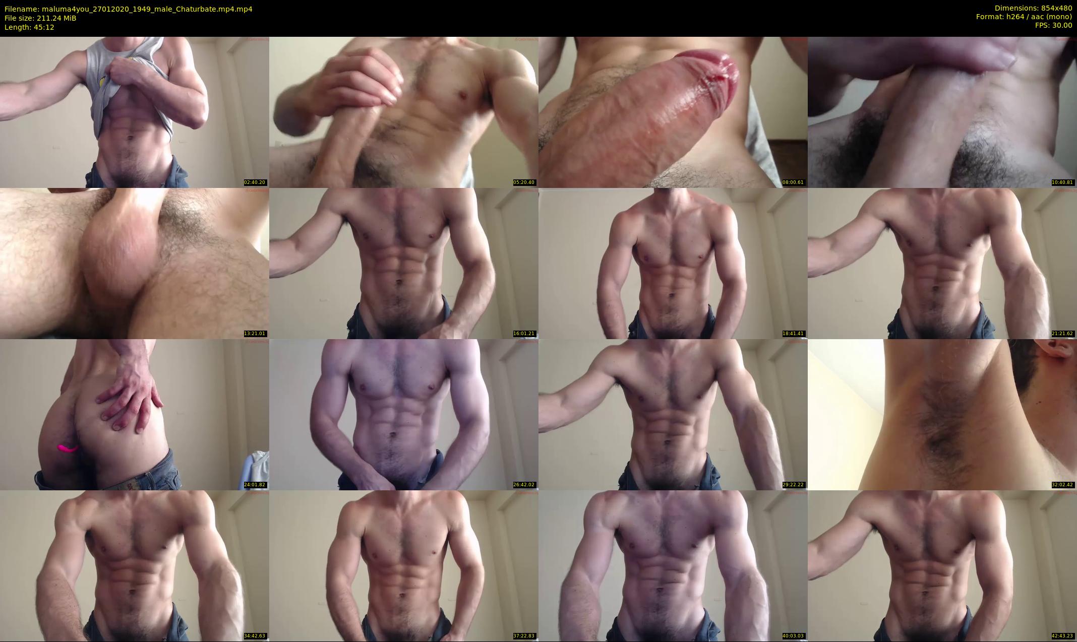 maluma4you — 46 minute Chaturbate male cam show recording, 480p, Jan 27, 2020