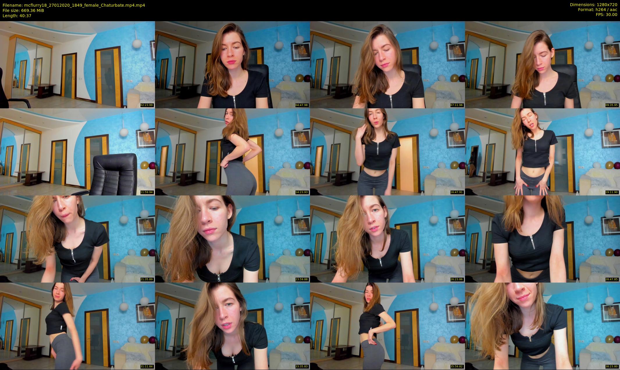 mcflurry18 — 41 minute Chaturbate female cam show recording, 720p, Jan 27, 2020