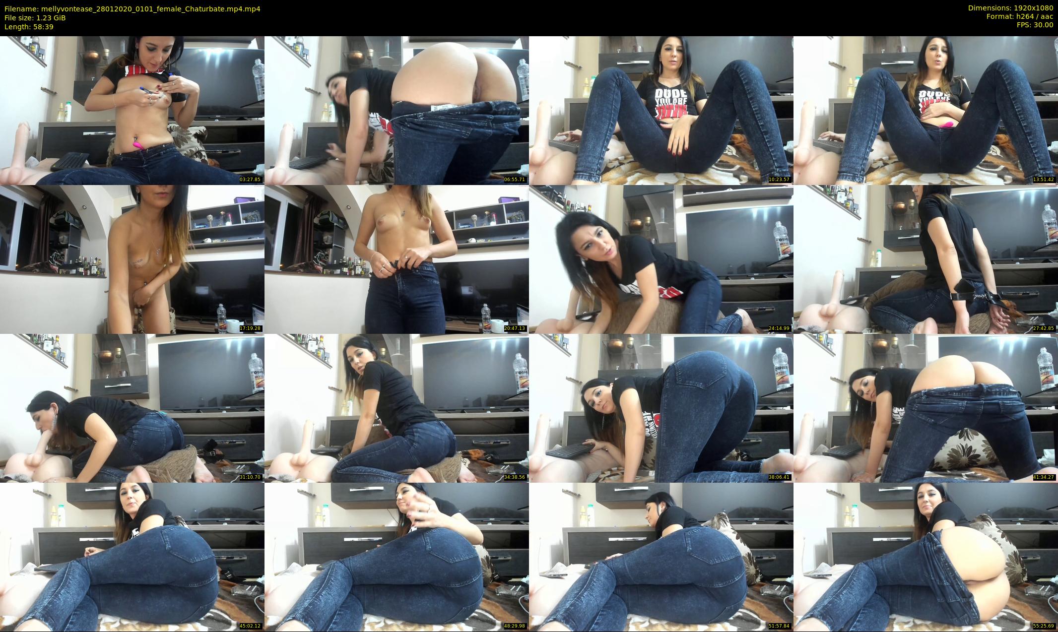 mellyvontease — 59 minute Chaturbate female cam show recording, 1080p, Jan 28, 2020