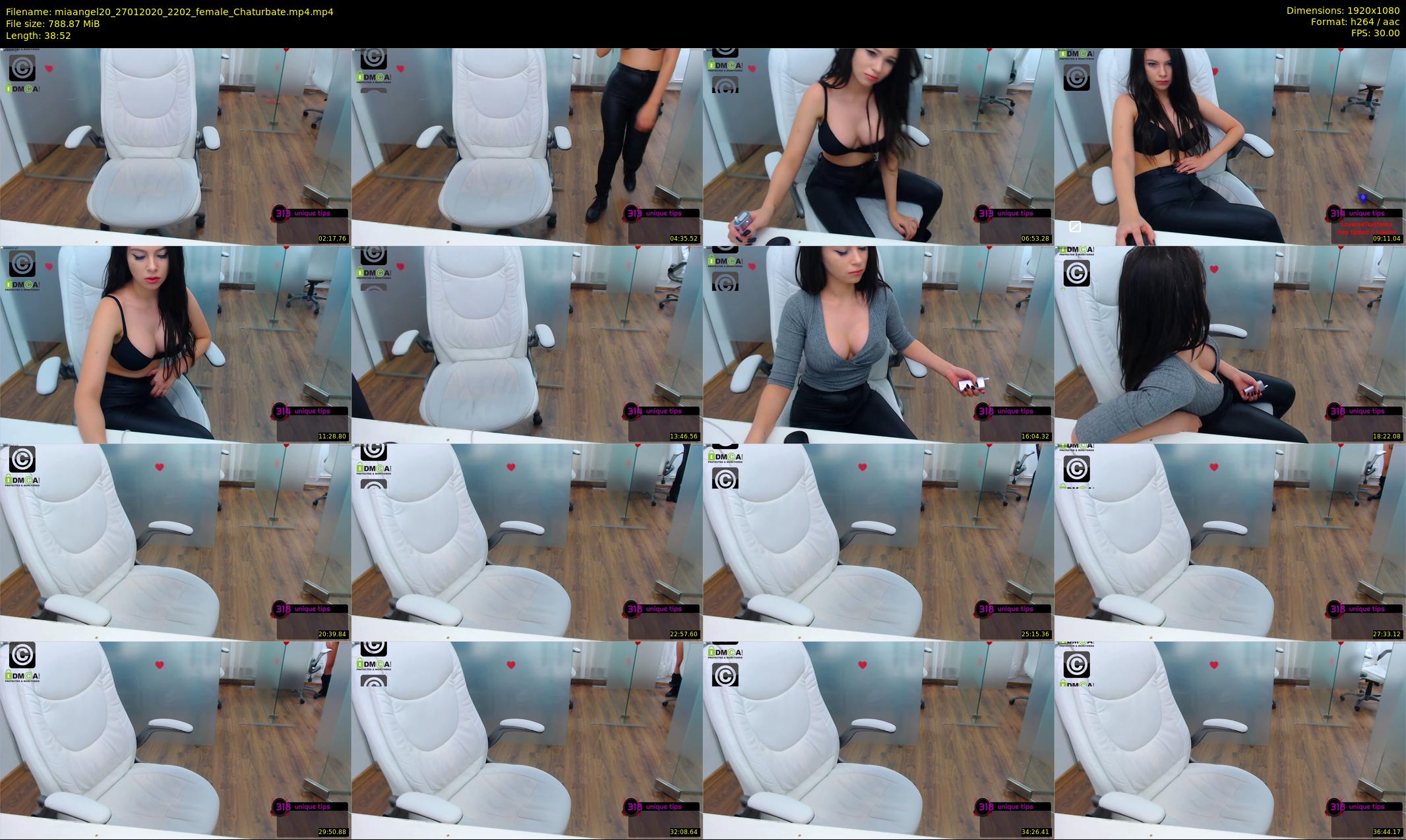 miaangel20 — 39 minute Chaturbate female cam show recording, 1080p, Jan 27, 2020