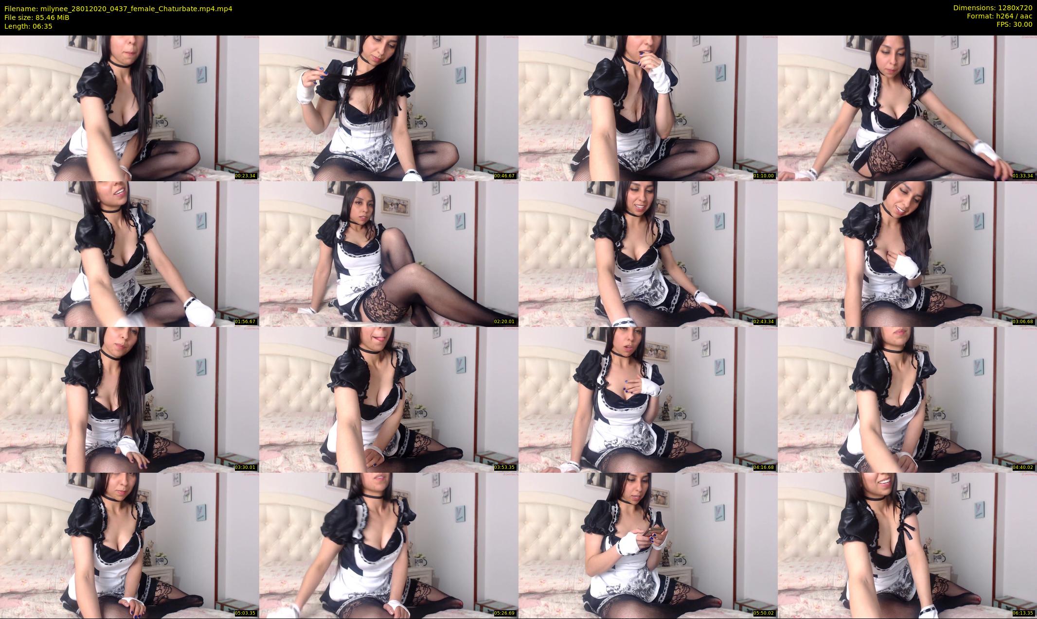milynee — 7 minute Chaturbate female cam show recording, 720p, Jan 28, 2020
