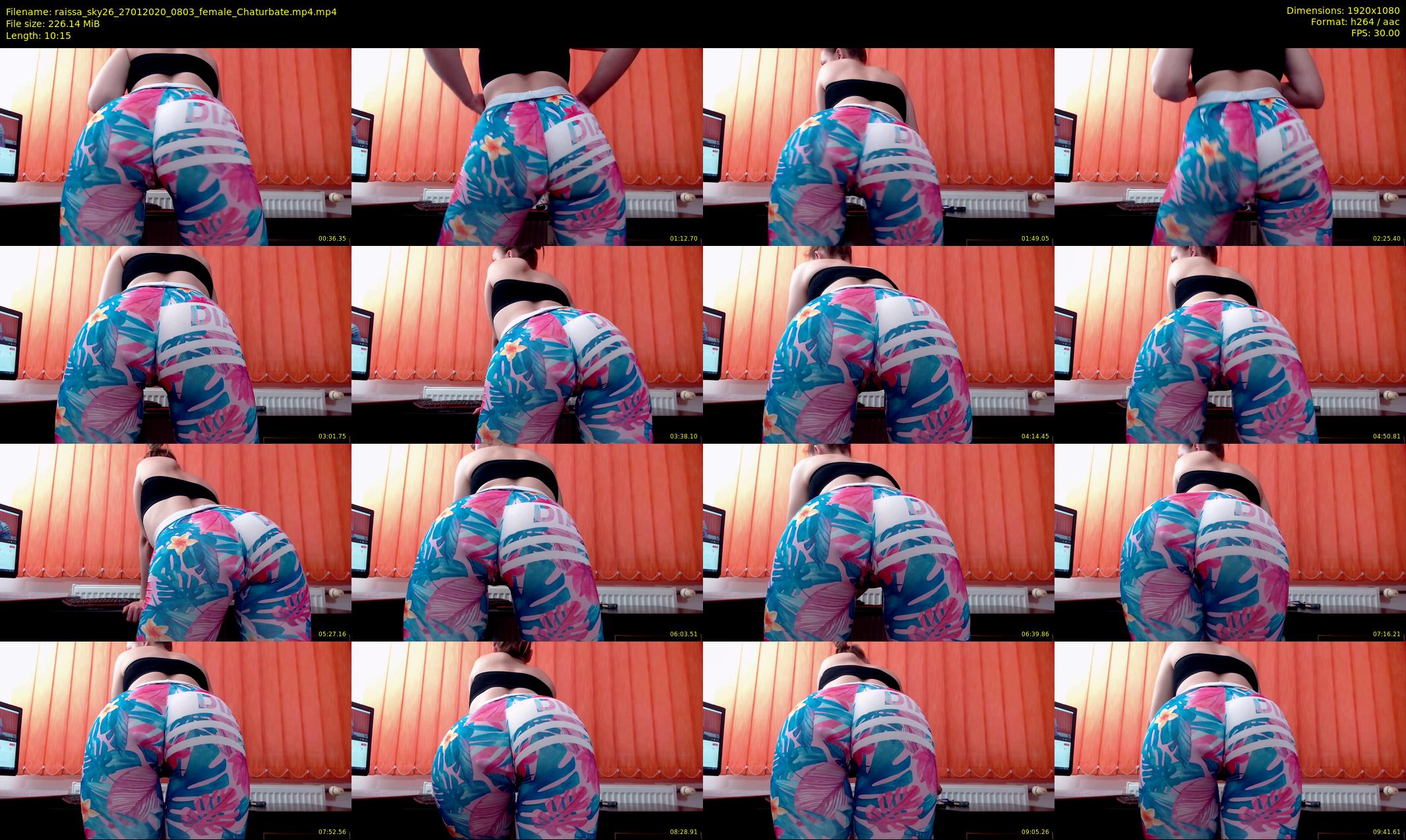 raissa_sky26 — 11 minute Chaturbate female cam show recording, 1080p, Jan 27, 2020