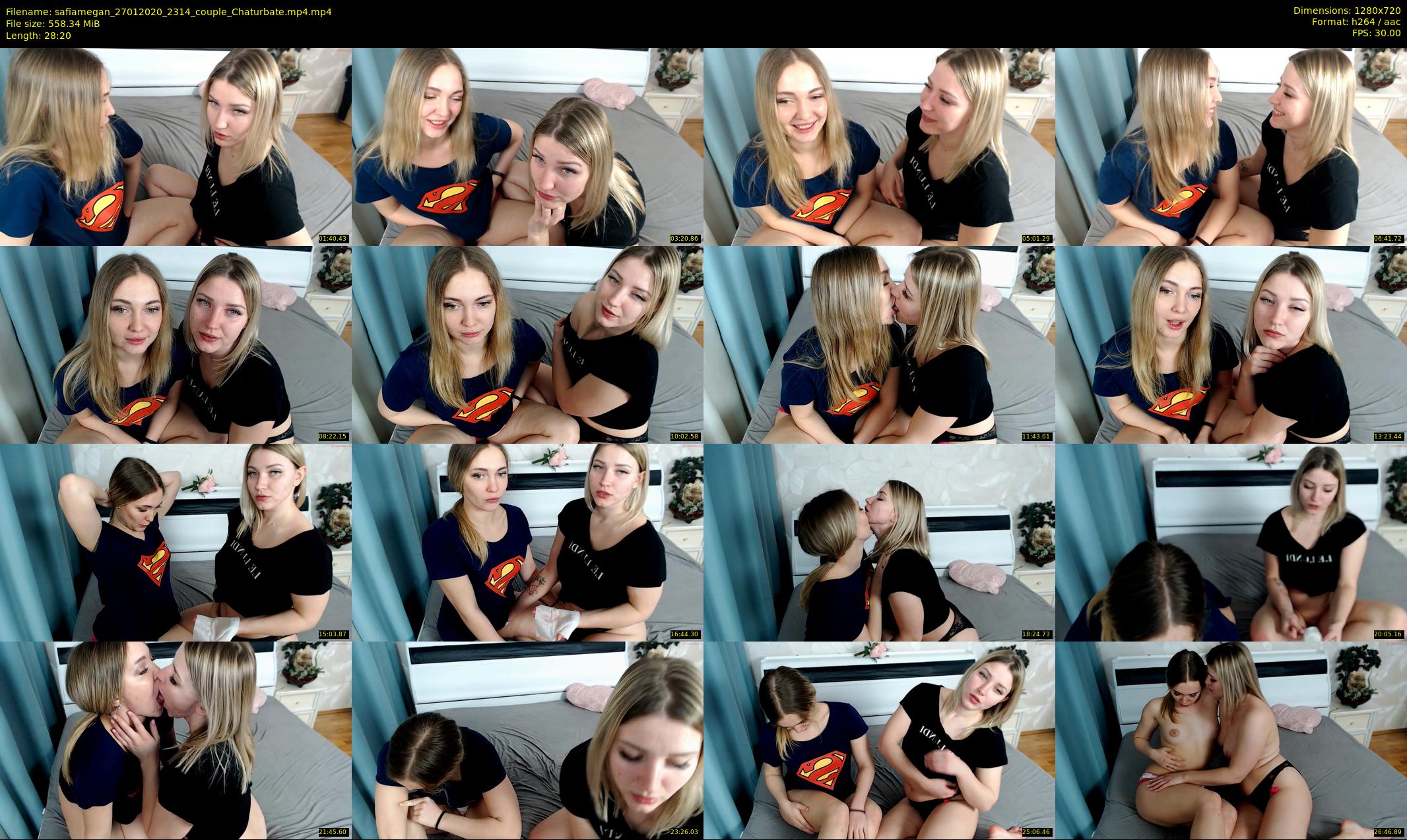safiamegan — 29 minute Chaturbate couple cam show recording, 720p, Jan 27, 2020