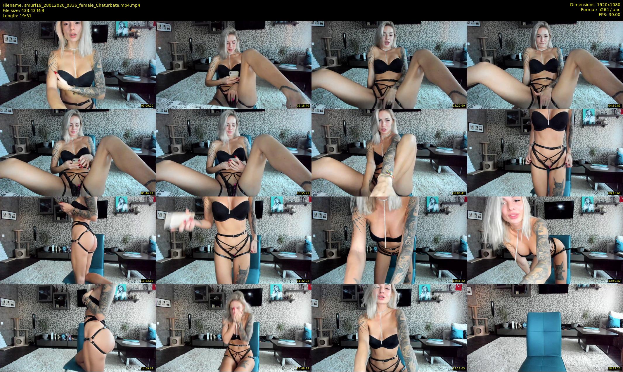 smurf19 — 20 minute Chaturbate female cam show recording, 1080p, Jan 28, 2020