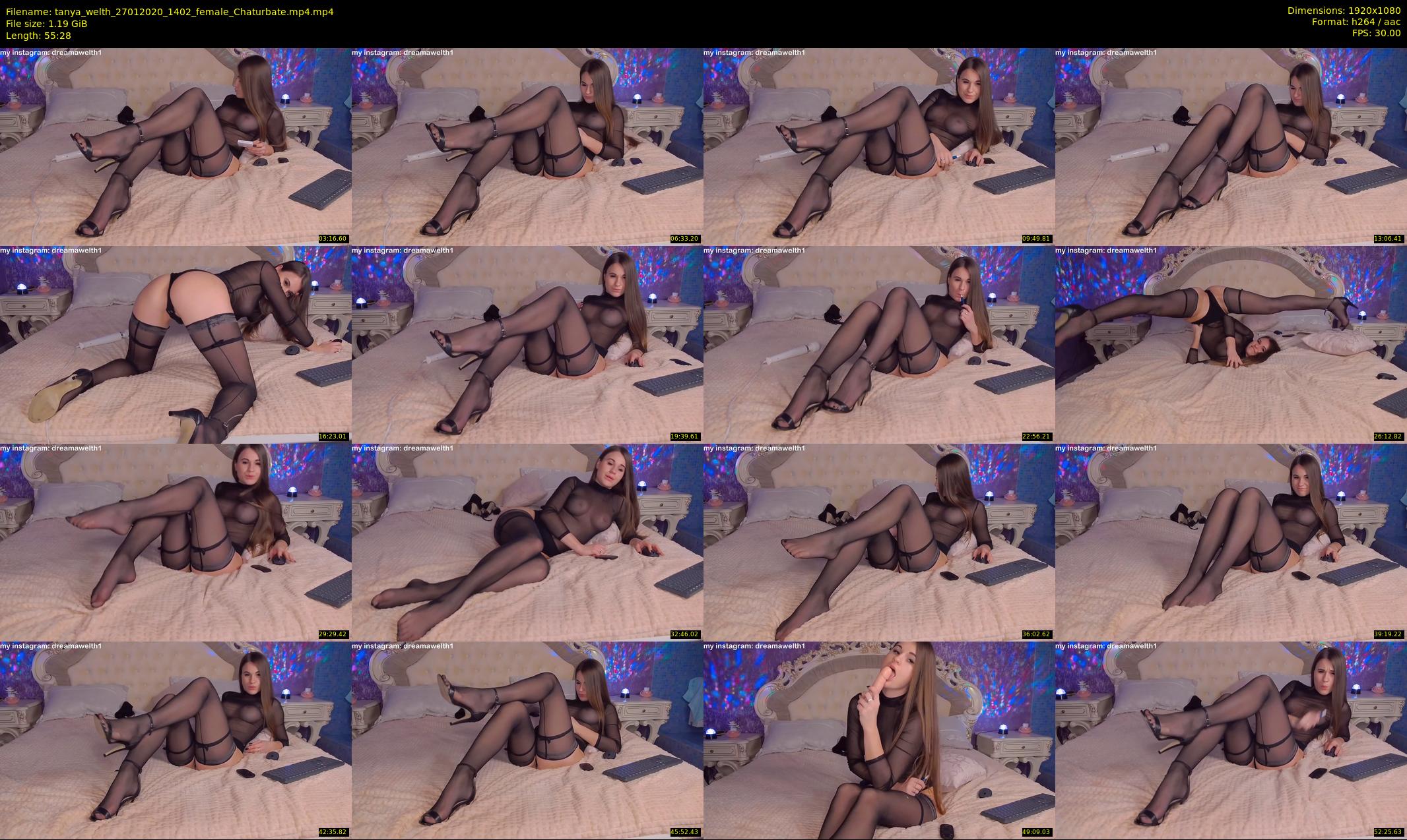 tanya_welth — 56 minute Chaturbate female cam show recording, 1080p, Jan 27, 2020