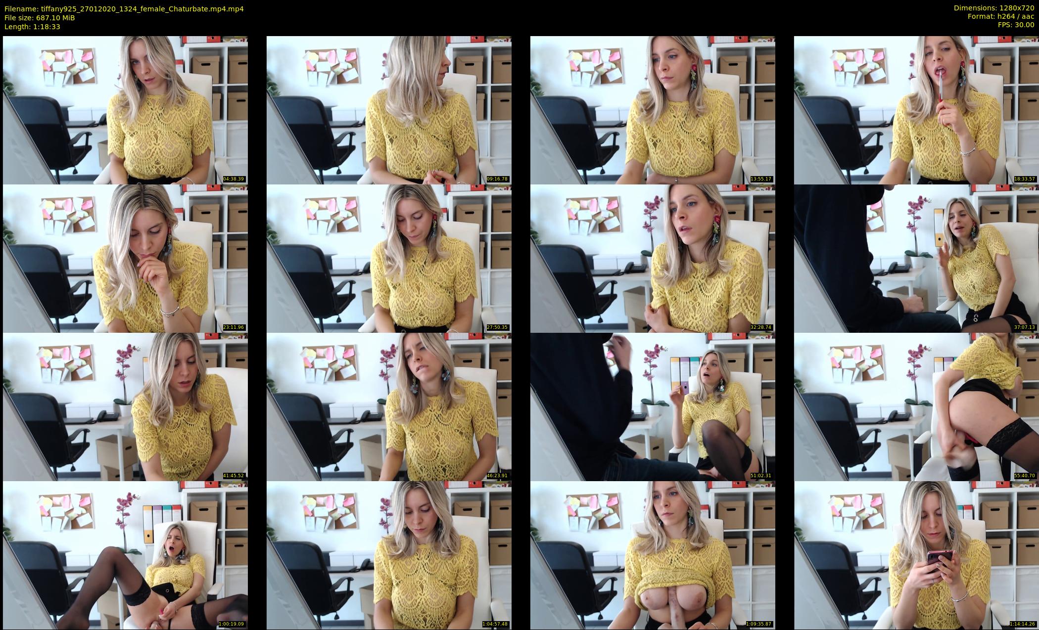 tiffany925 — 79 minute Chaturbate female cam show recording, 720p, Jan 27, 2020