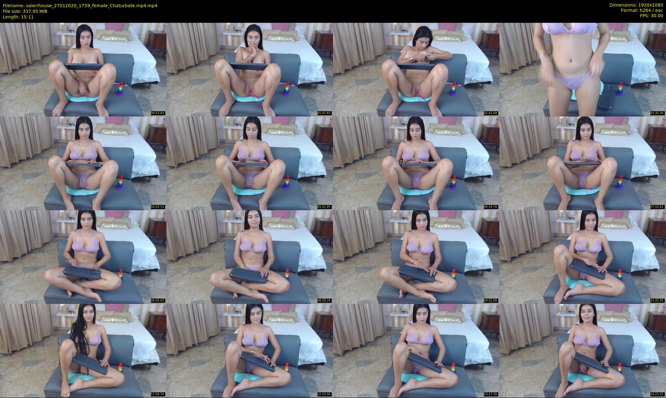 valerihouse — 16 minute Chaturbate female cam show recording, 1080p, Jan 27, 2020