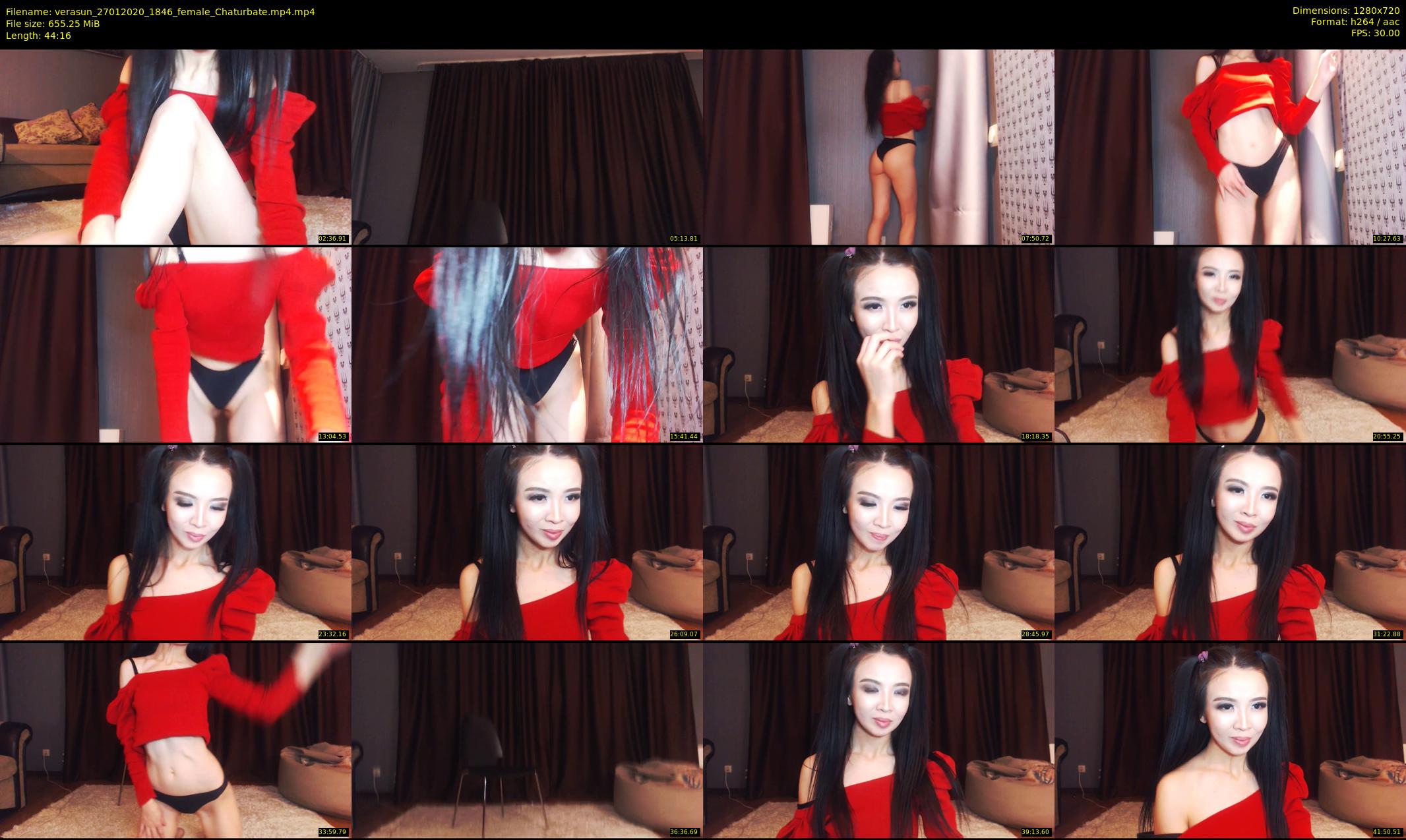 verasun — 45 minute Chaturbate female cam show recording, 720p, Jan 27, 2020