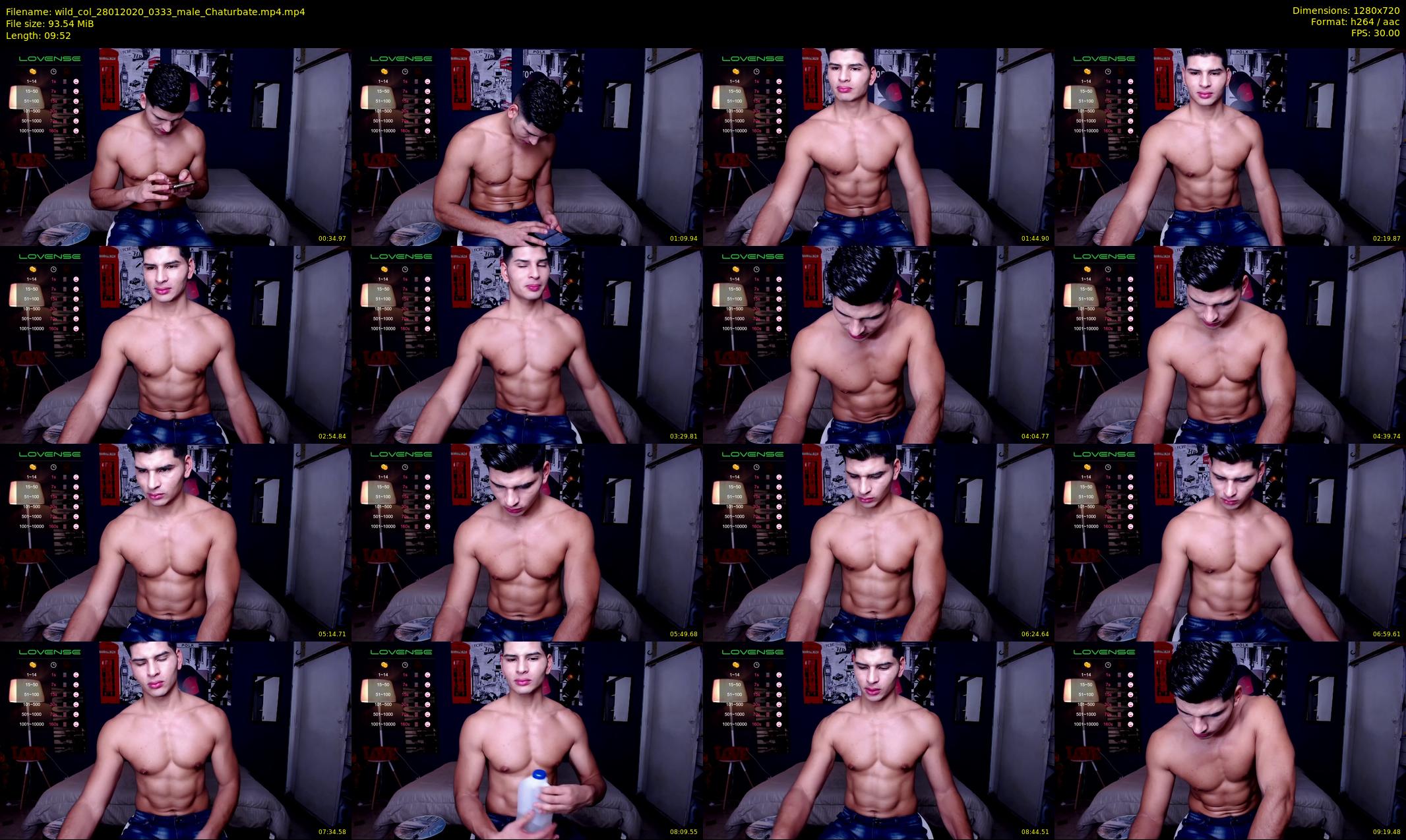 wild_col — 10 minute Chaturbate male cam show recording, 720p, Jan 28, 2020