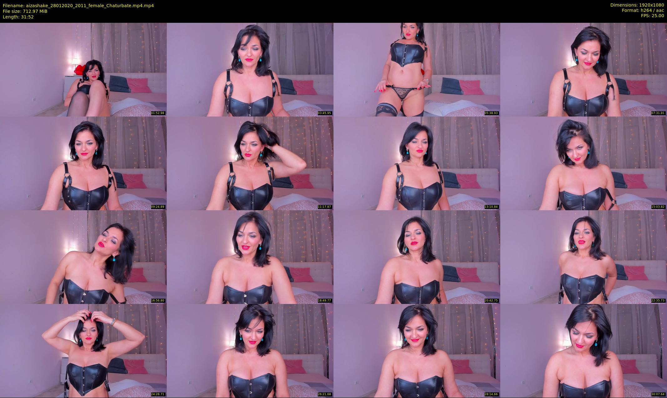 aizashake — 32 minute Chaturbate female cam show recording, 1080p, Jan 28, 2020