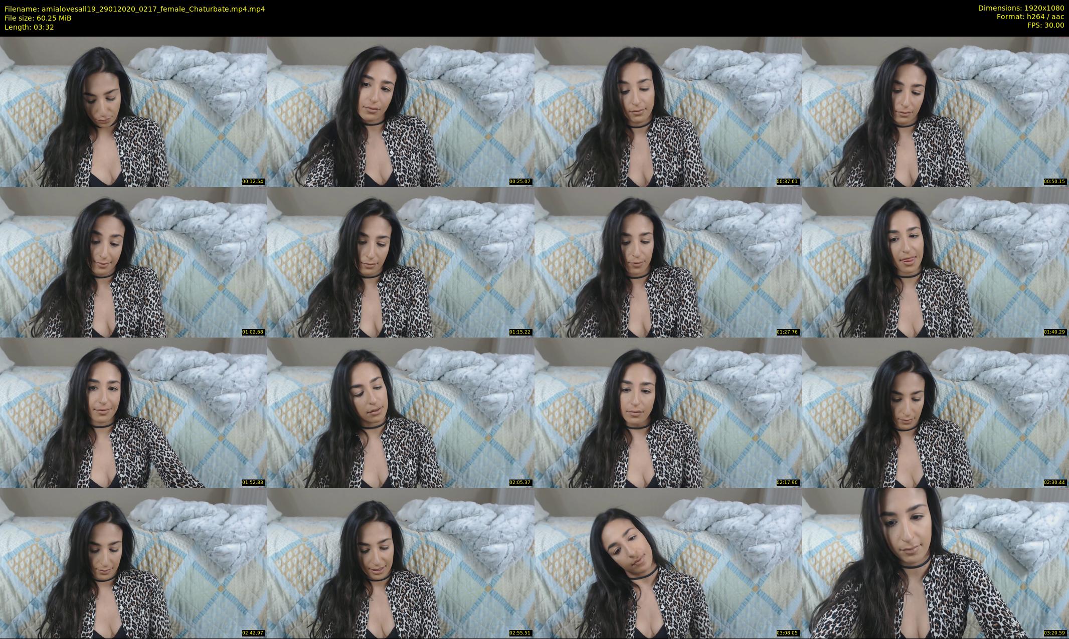 amialovesall19 — 4 minute Chaturbate female cam show recording, 1080p, Jan 29, 2020