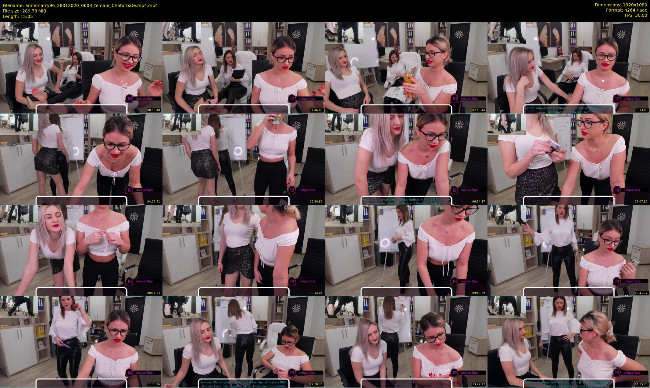 annemarry96 — 16 minute Chaturbate female cam show recording, 1080p, Jan 28, 2020