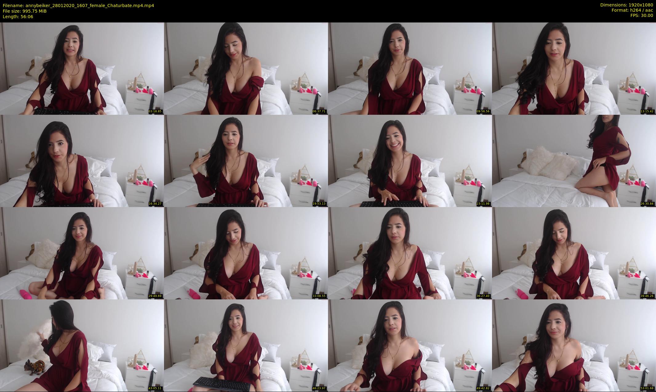 annybeiker — 57 minute Chaturbate female cam show recording, 1080p, Jan 28, 2020